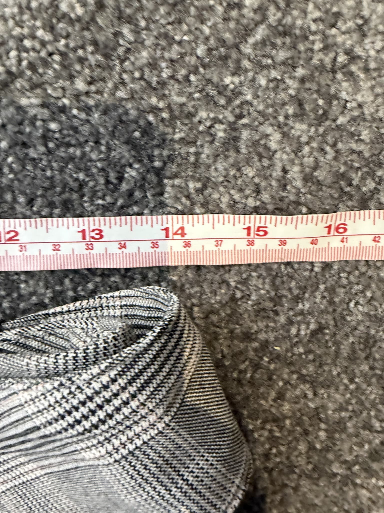 Portmans Plaid High-Waisted Trousers With Belt Size 8 — photo 8 of 8