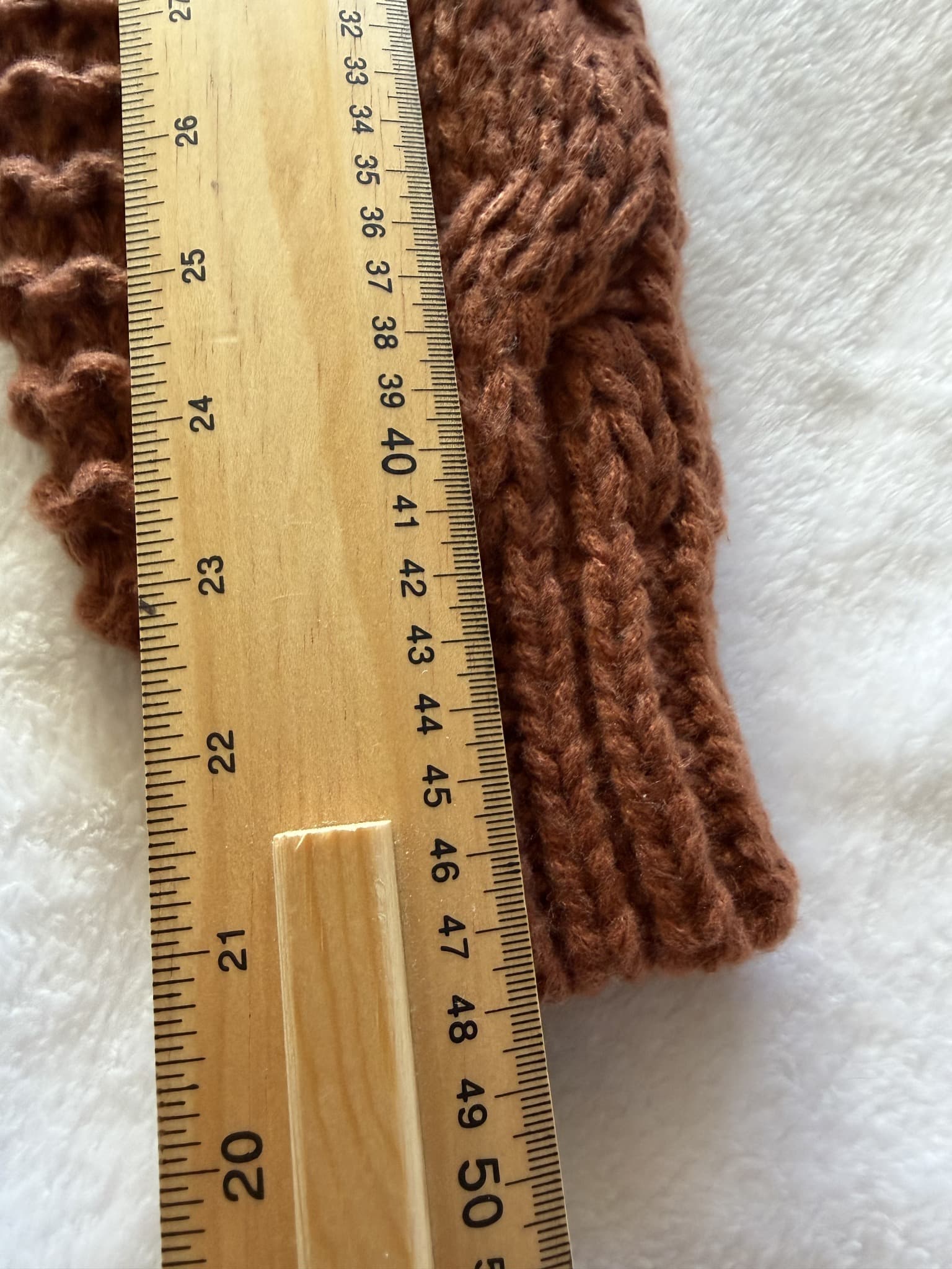 Salty Crush Brown Cable Knit Cardigan Women's Open Front — photo 7 of 8