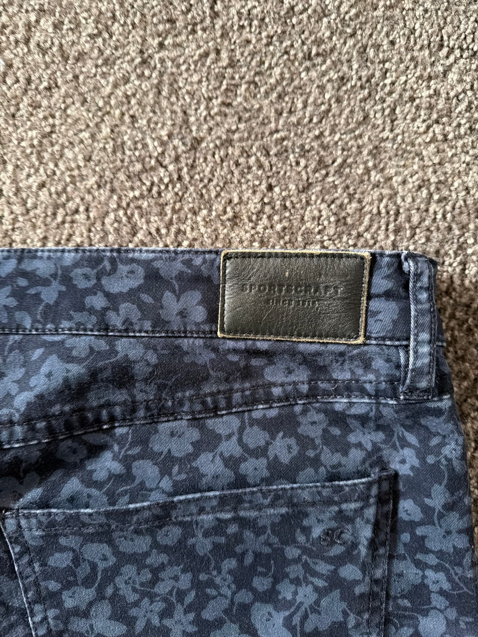 Sportscraft Cleo Slim Jeans Women's Floral Print Navy Blue — photo 4 of 4