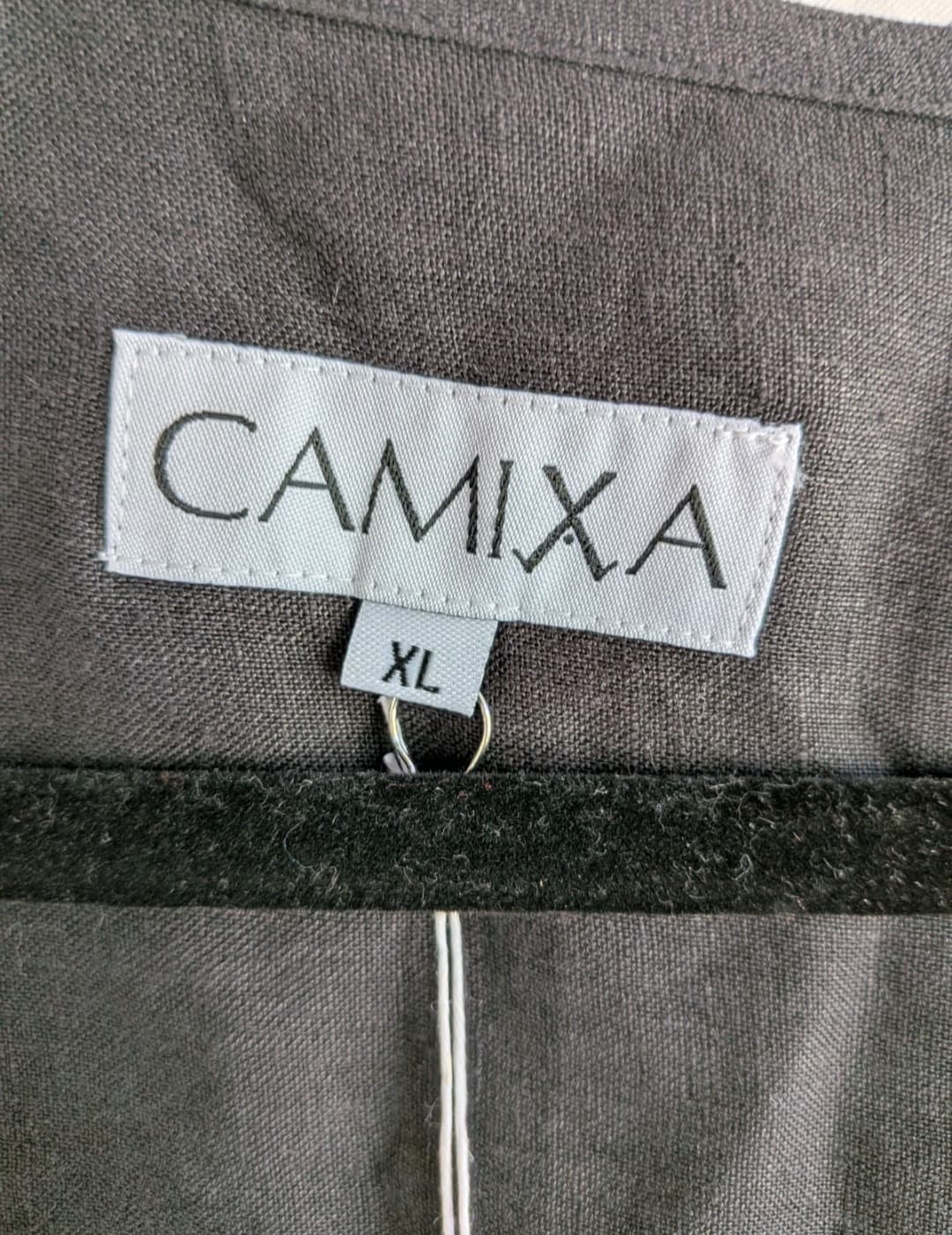 Camixa Martina Linen Tee Bundle Black And White Striped Trim Size XL New — photo 5 of 13