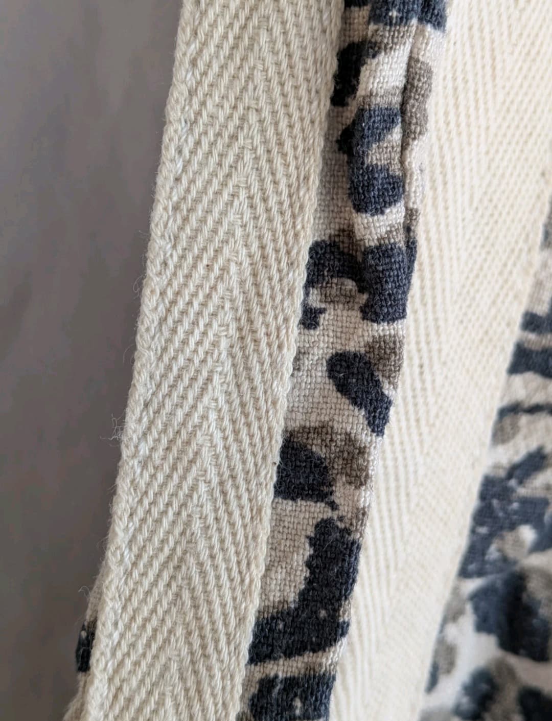 Ceres Life Leopard Print Wide Leg Pants XL Linen Blend Side Stripe Casual — photo 8 of 10