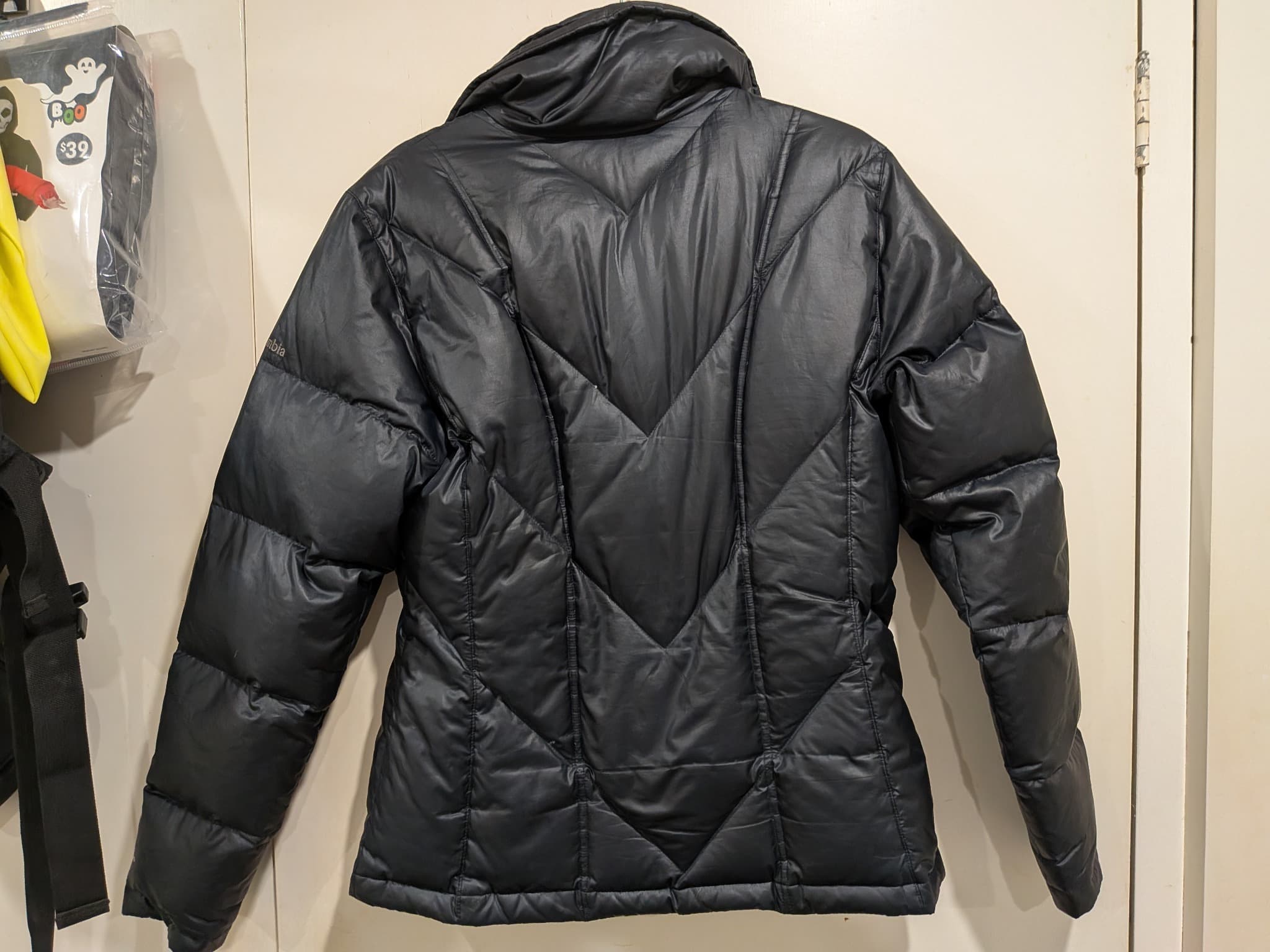 Columbia Puffer Jacket Size M Black Down Filled Quilted Coat — photo 13 of 13