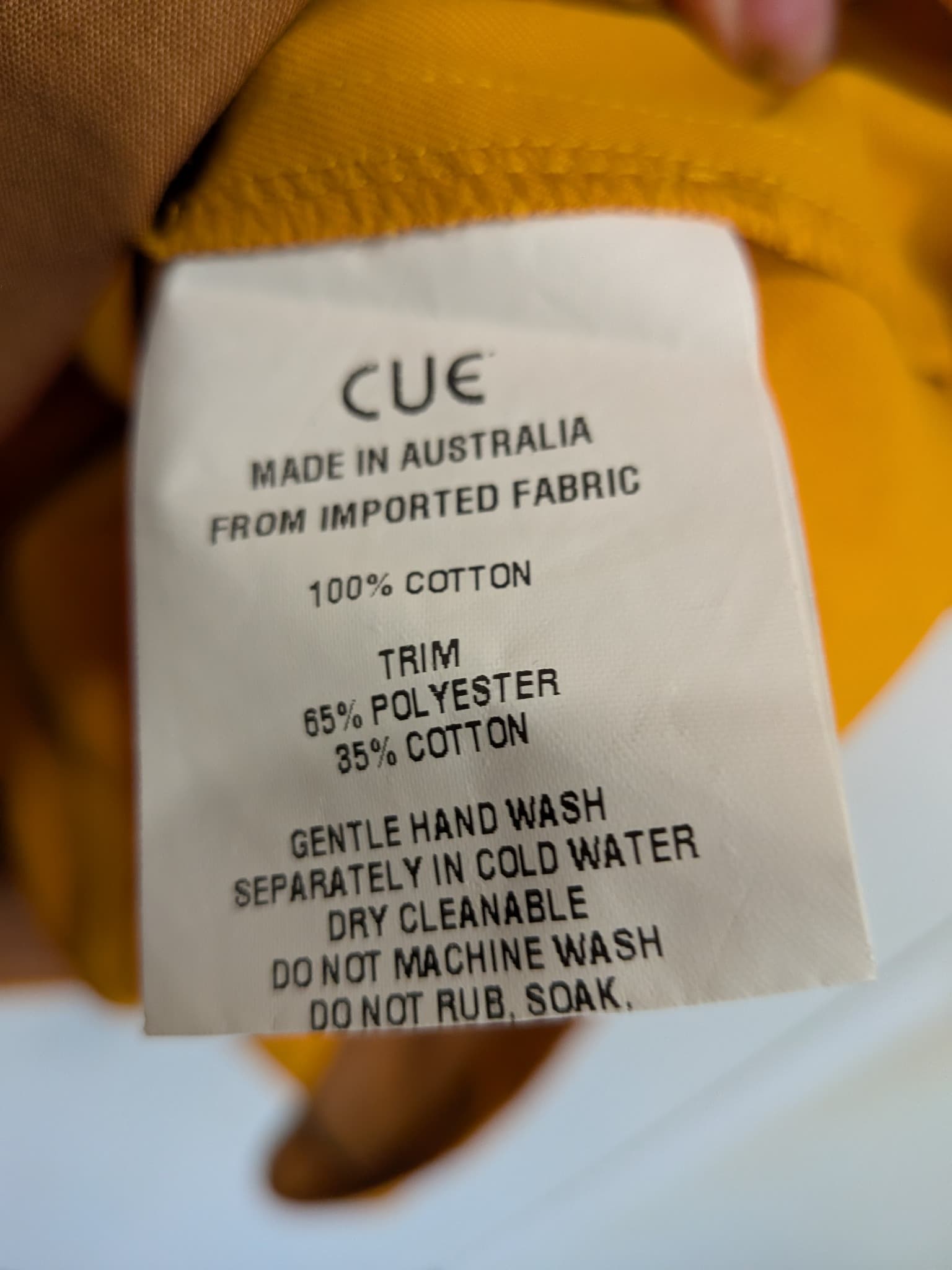 Cue Mustard Yellow Lace-Up Mini Dress Cotton Sleeveless Shift — photo 7 of 11