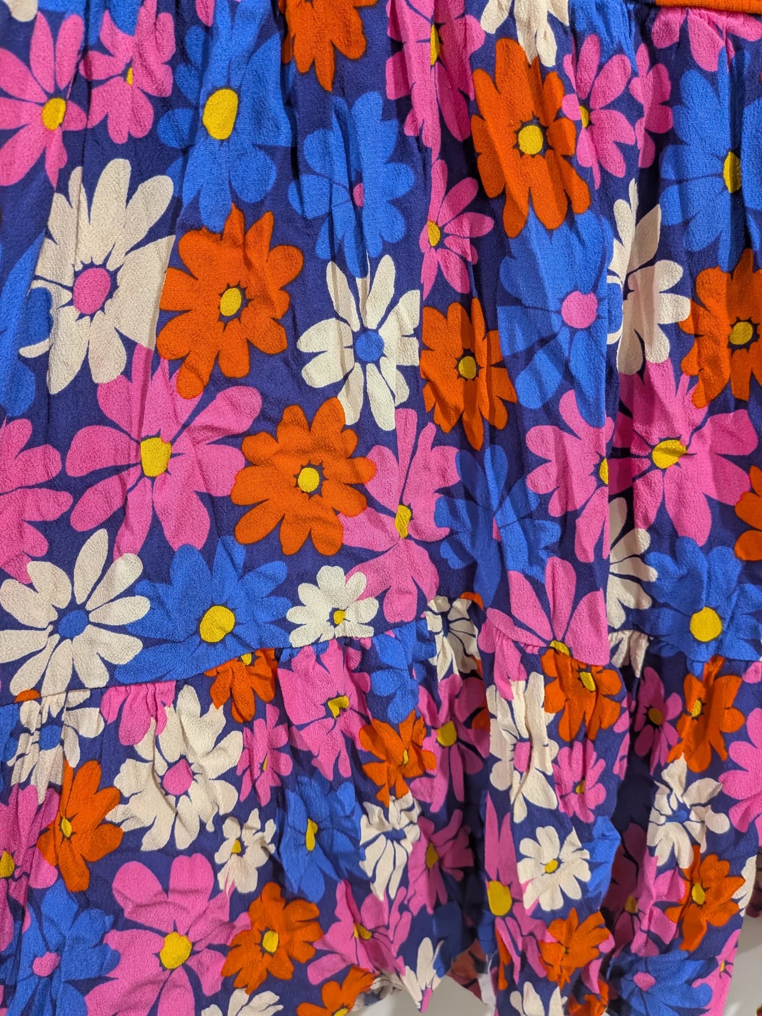 Mister Zimi Floral Tiered Mini Dress Size 16 Multi-Coloured — photo 4 of 9