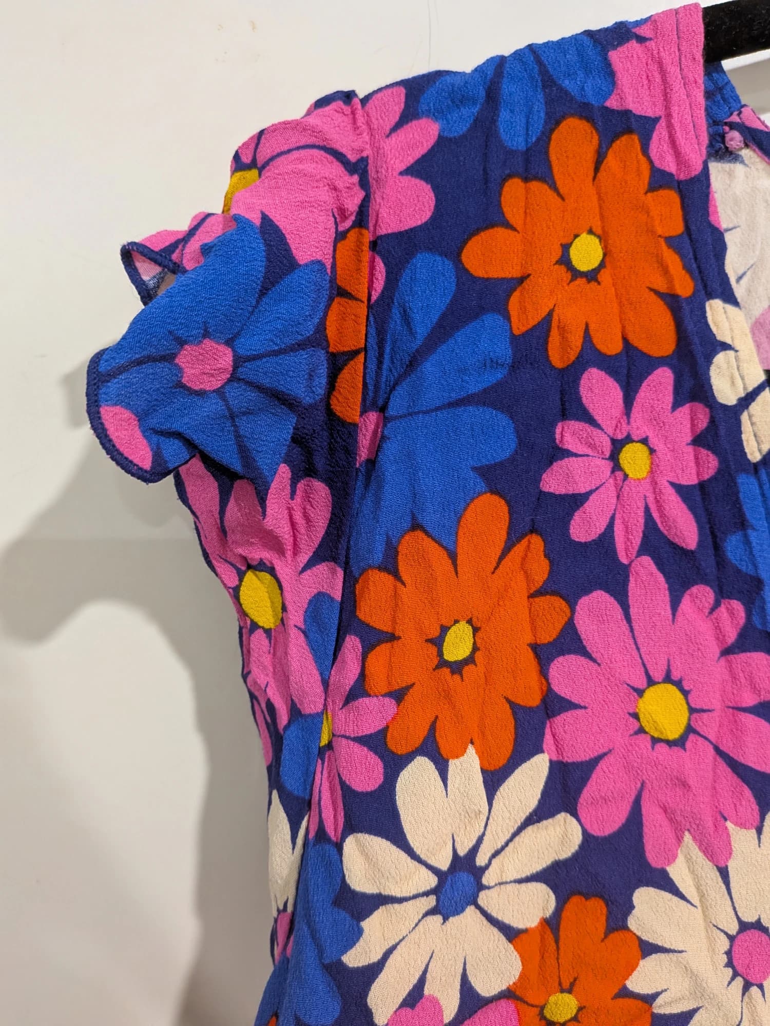 Mister Zimi Floral Tiered Mini Dress Size 16 Multi-Coloured — photo 7 of 9