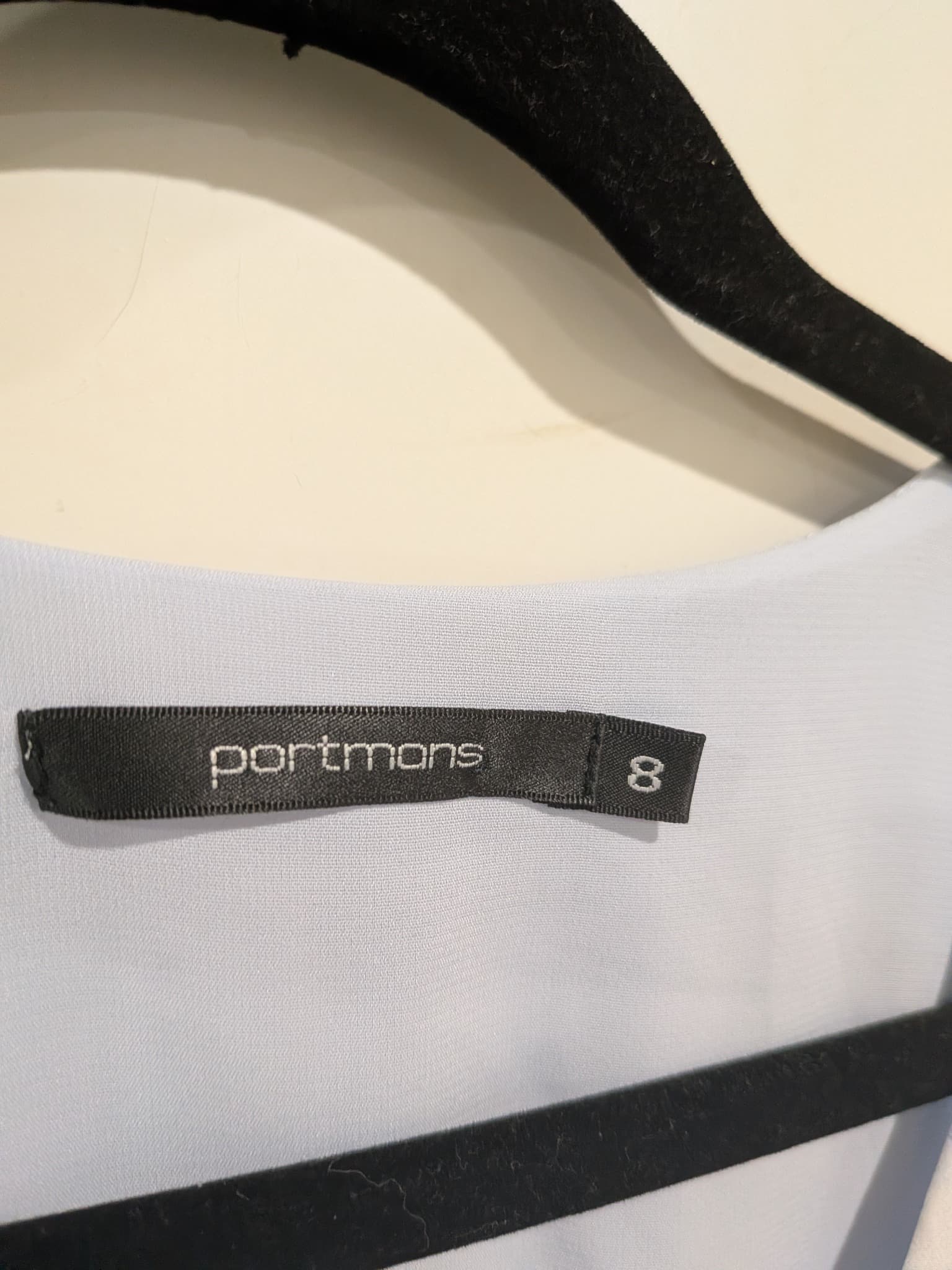 Portmans Blue Floral Pleated Midi Dress Size 8 — photo 10 of 13