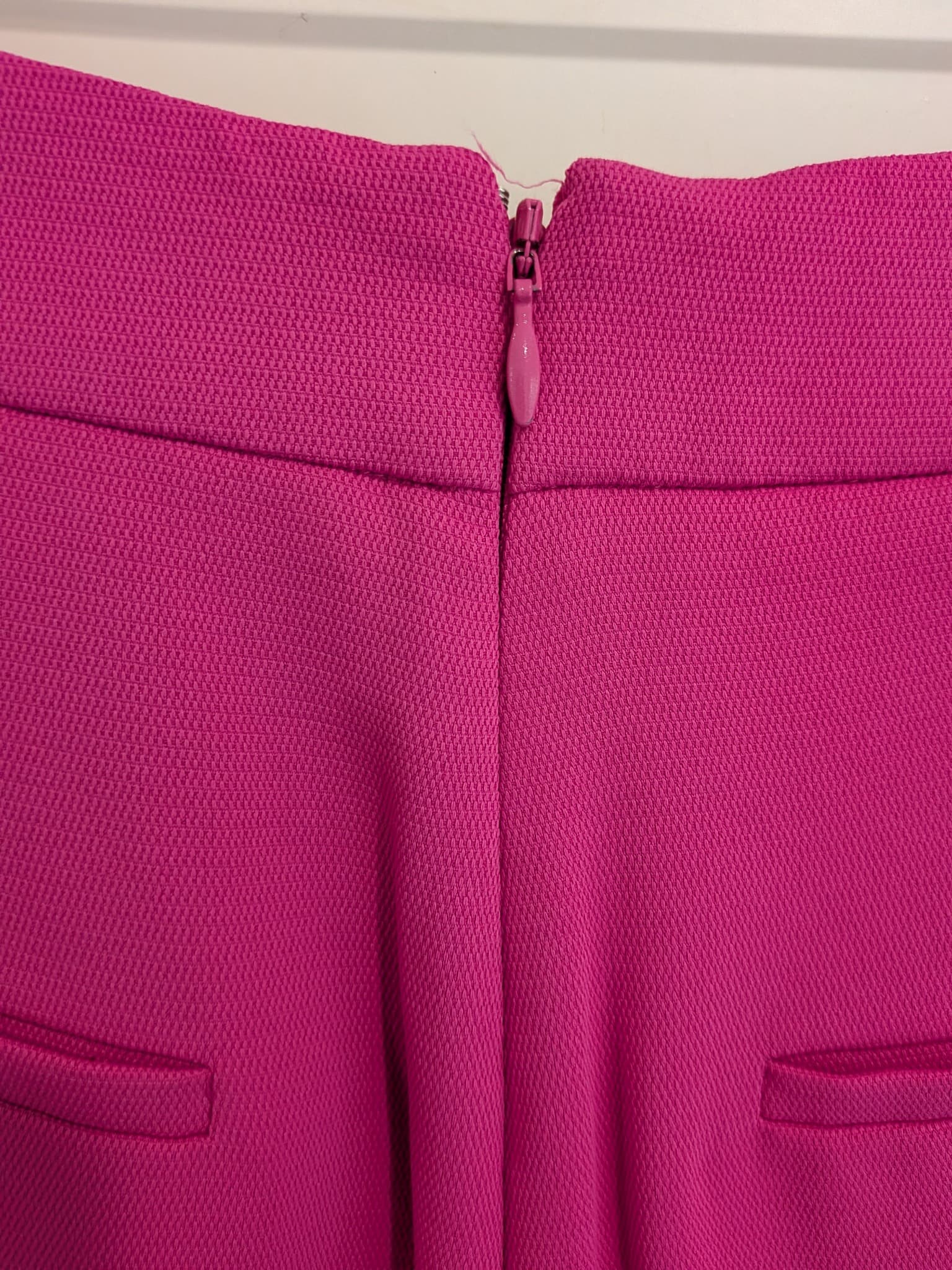 Portmans Wide Leg Trousers Size 16 Hot Pink Polyester Dress Pants — photo 7 of 10