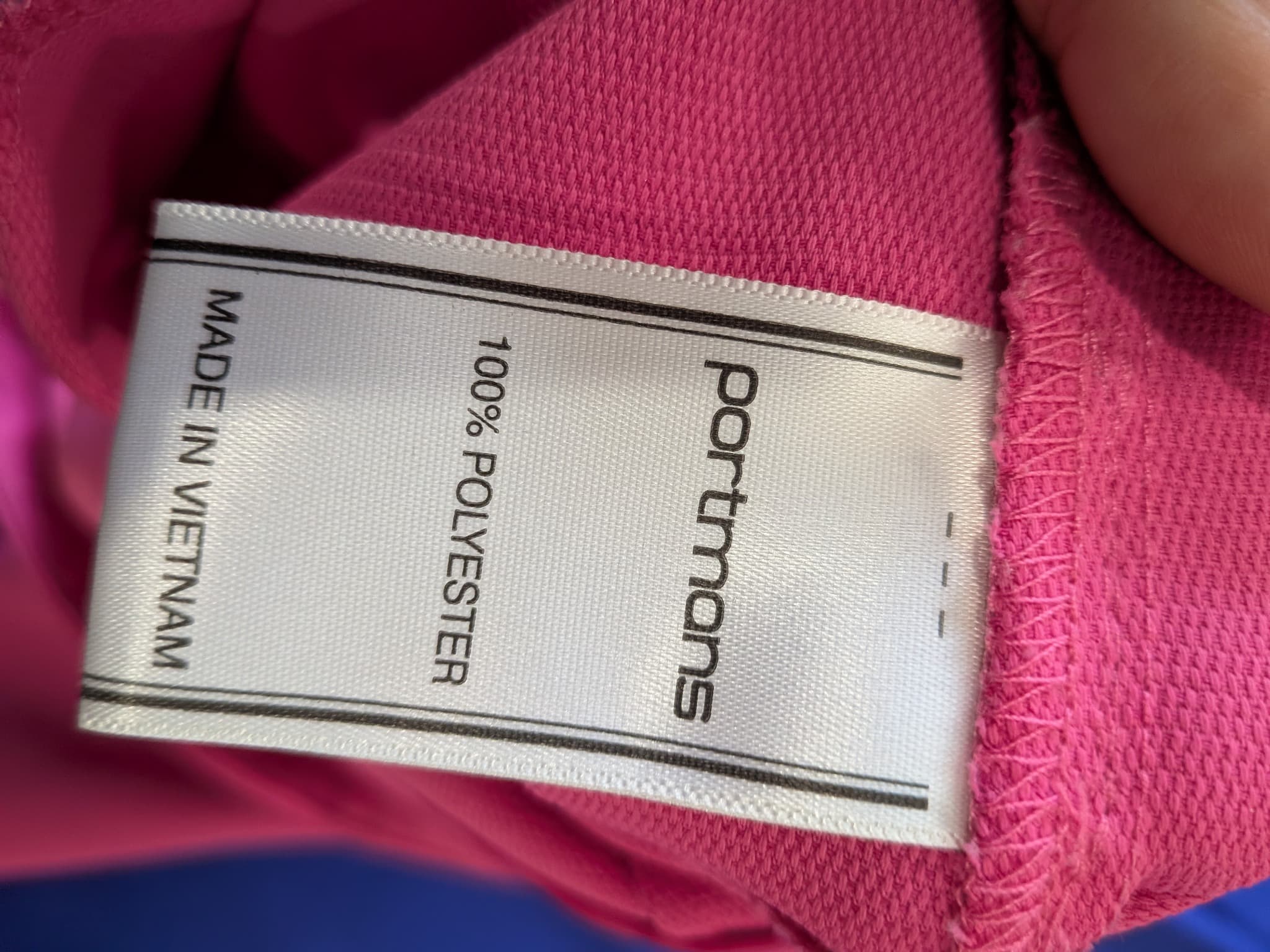 Portmans Wide Leg Trousers Size 16 Hot Pink Polyester Dress Pants — photo 9 of 10