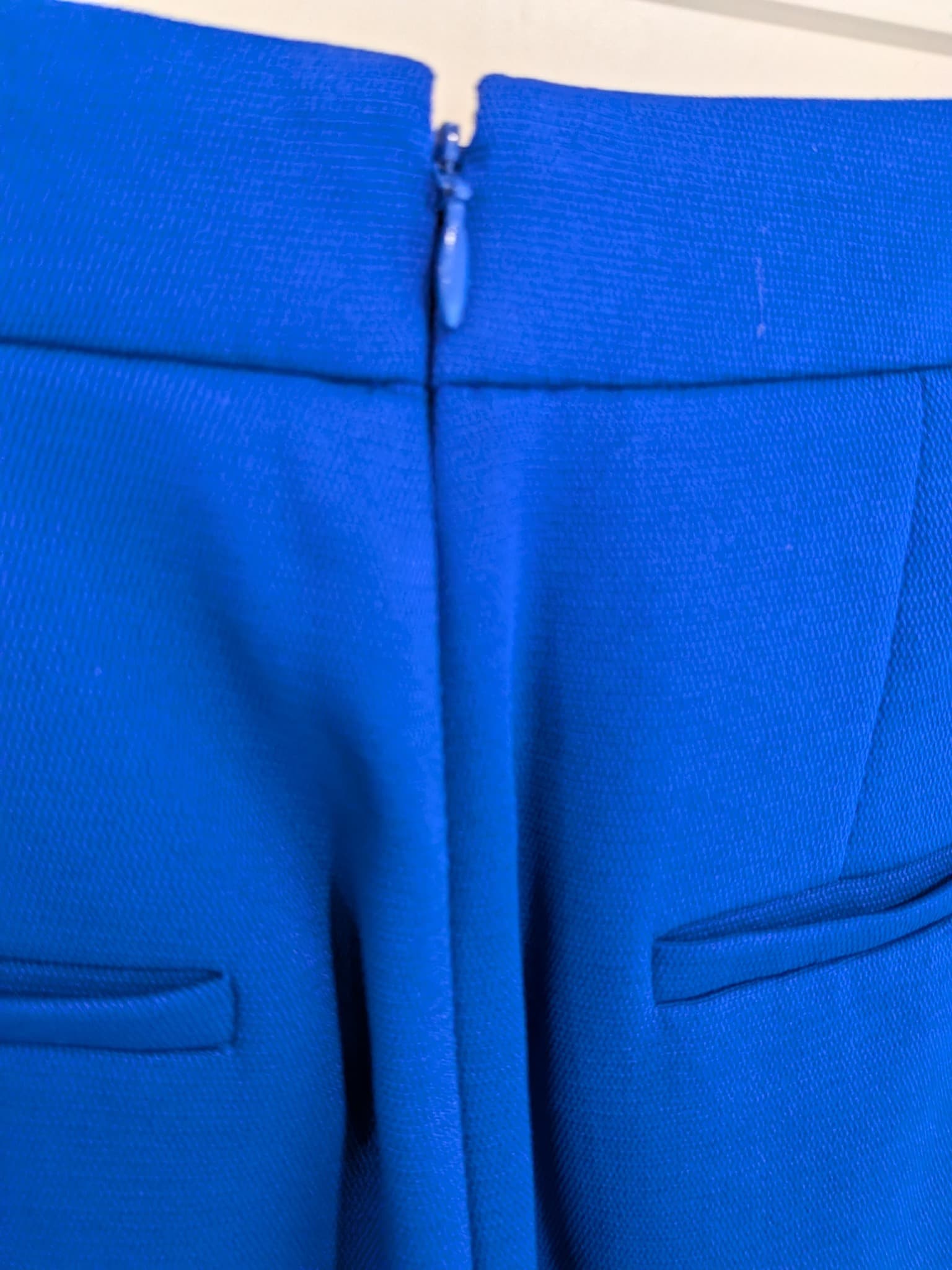 Portmans Wide Leg Trousers Size 16 Royal Blue Polyester Solid — photo 7 of 10
