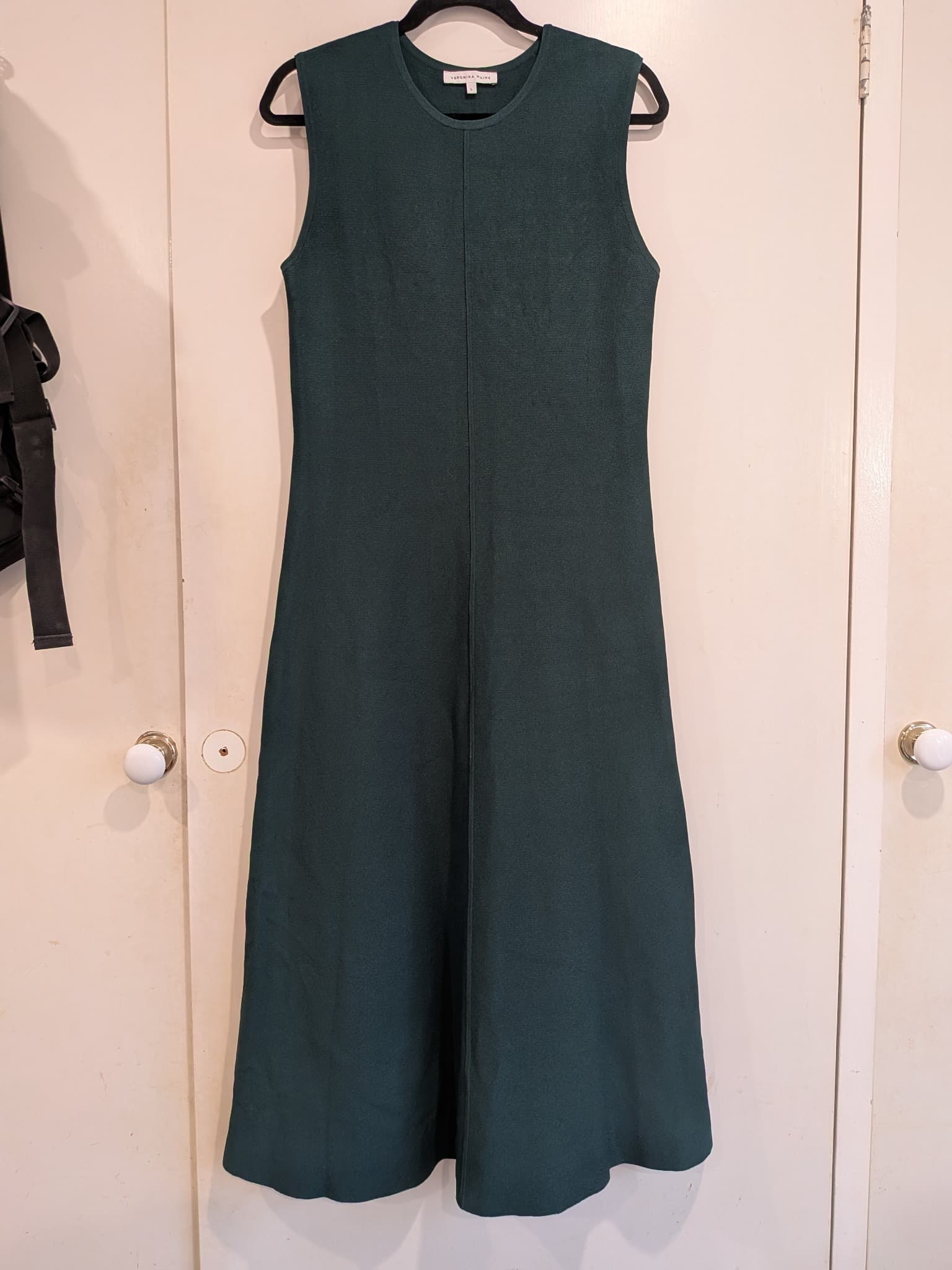 Veronika Maine Womens Sleeveless Knit Midi Dress Teal Size L — photo 2 of 11