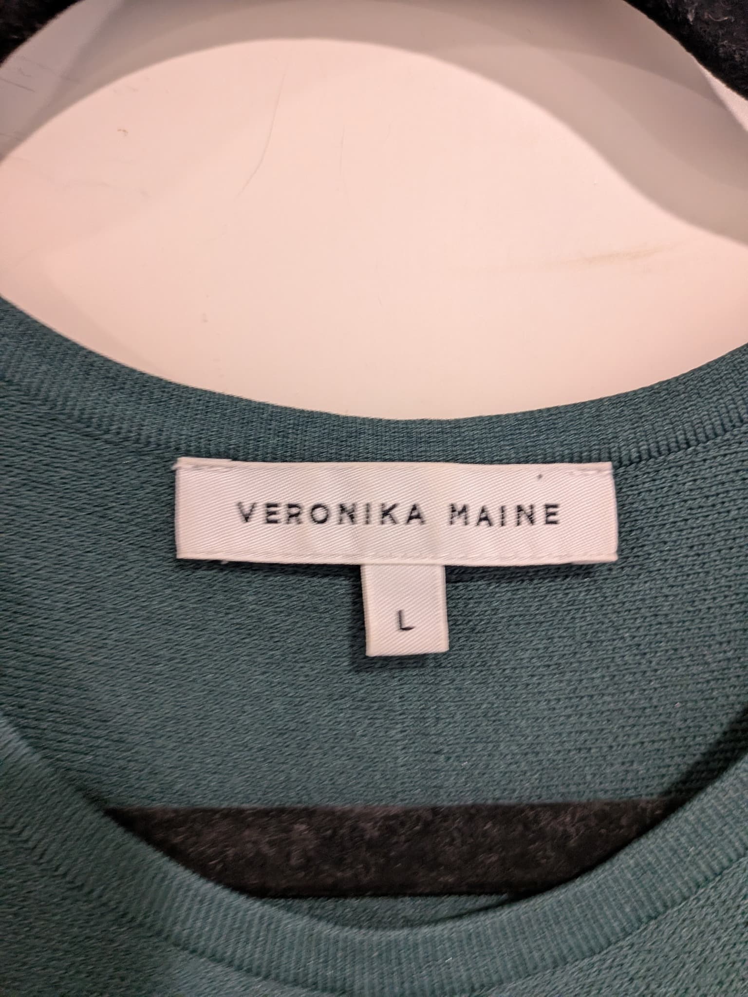 Veronika Maine Womens Sleeveless Knit Midi Dress Teal Size L — photo 8 of 11