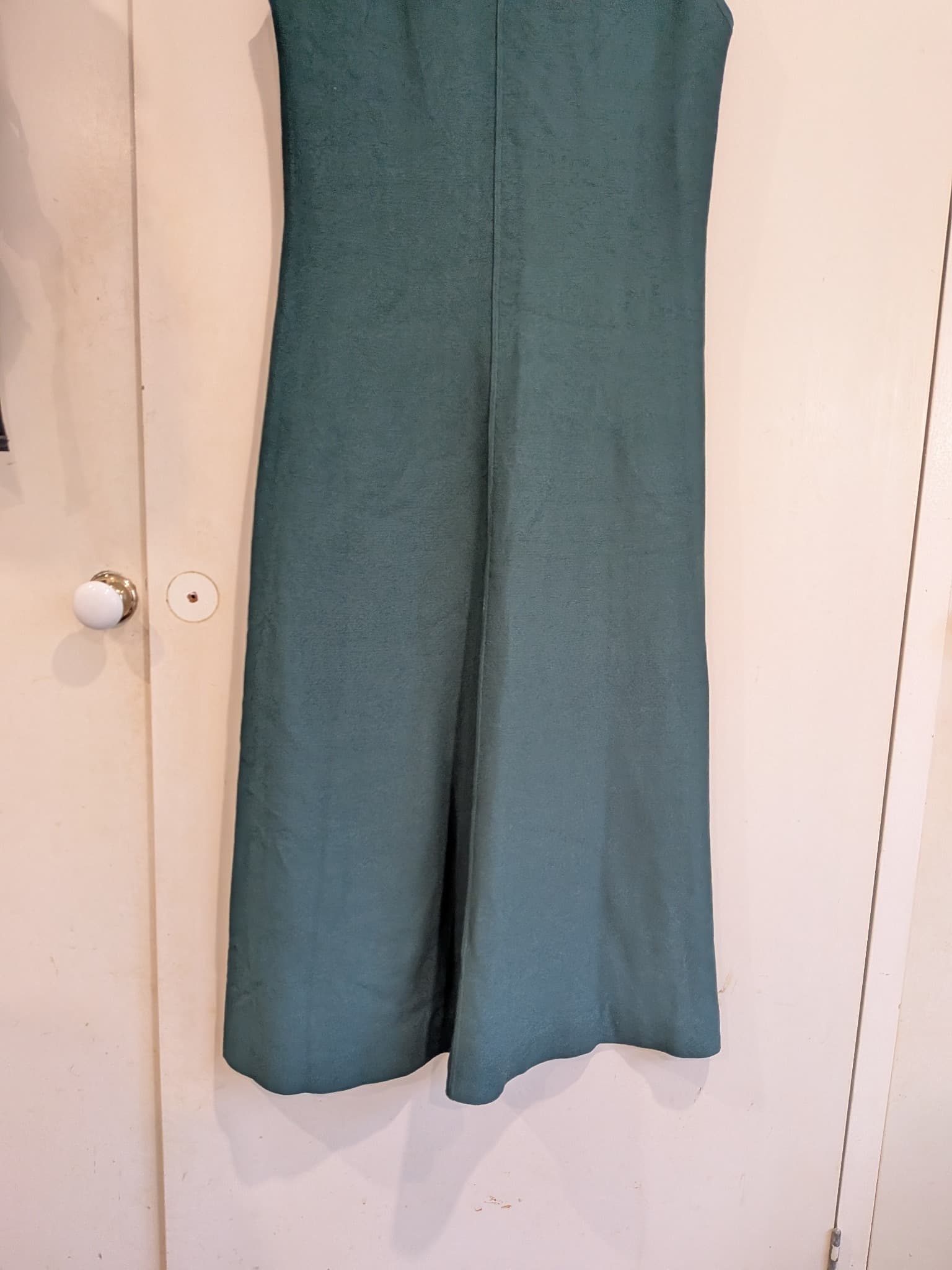 Veronika Maine Womens Sleeveless Knit Midi Dress Teal Size L — photo 10 of 11