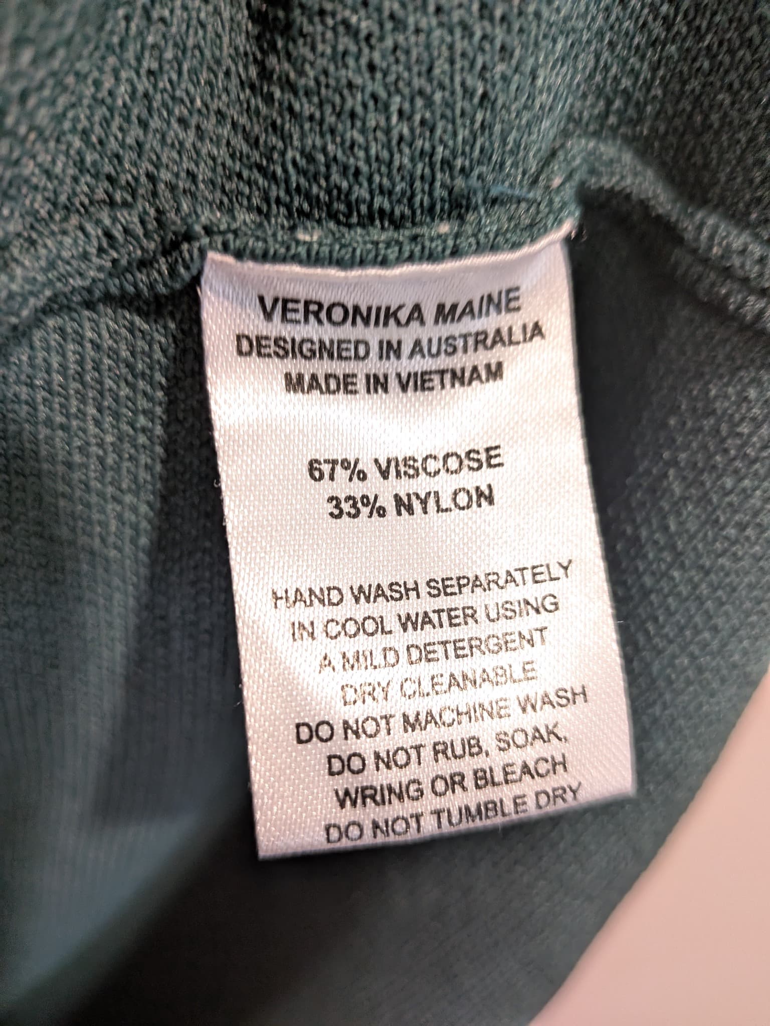 Veronika Maine Womens Sleeveless Knit Midi Dress Teal Size L — photo 9 of 11