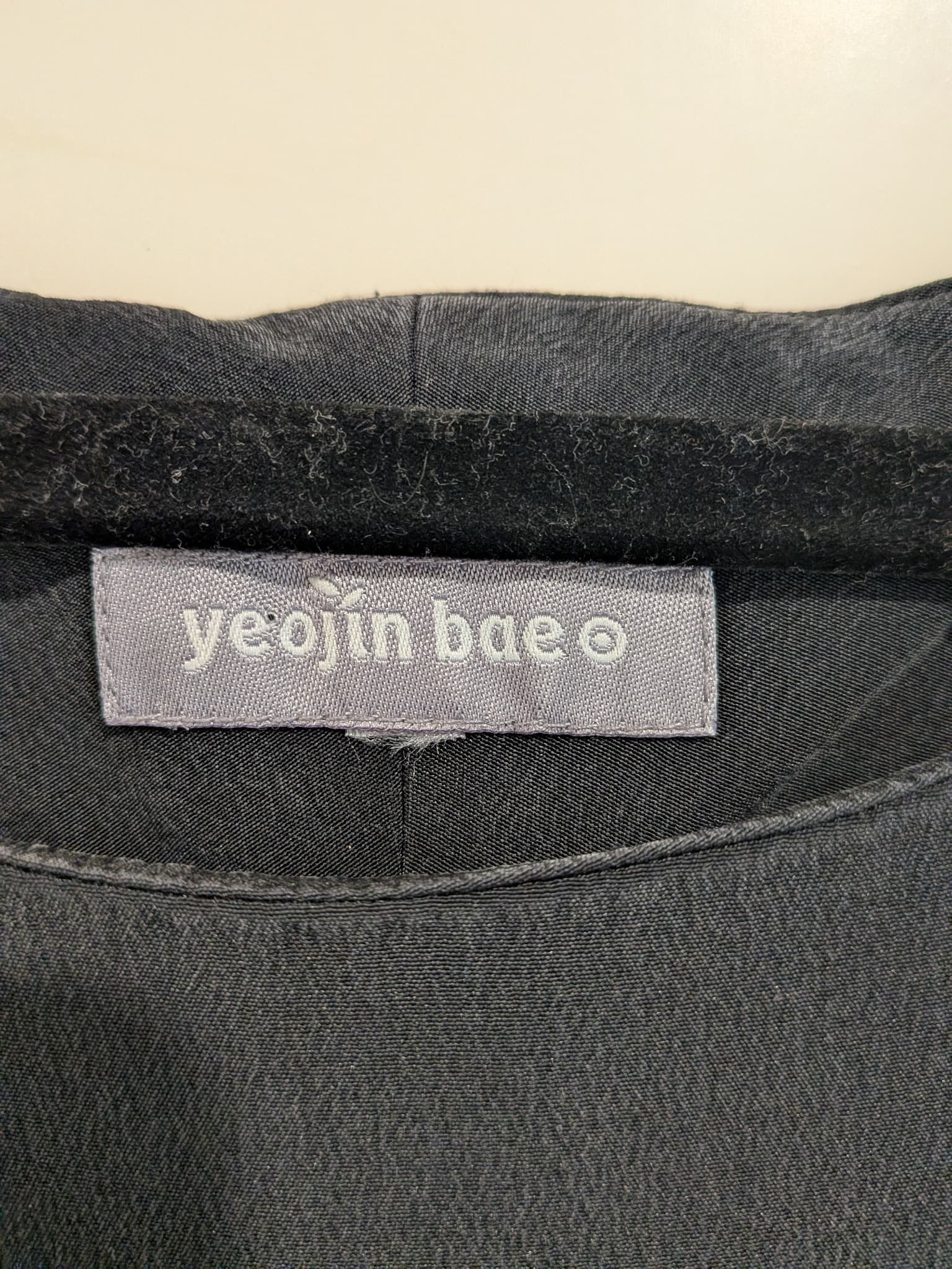 Yeojin Bae Womens Black Silk Flutter Sleeve Dress Size 12 — photo 6 of 12