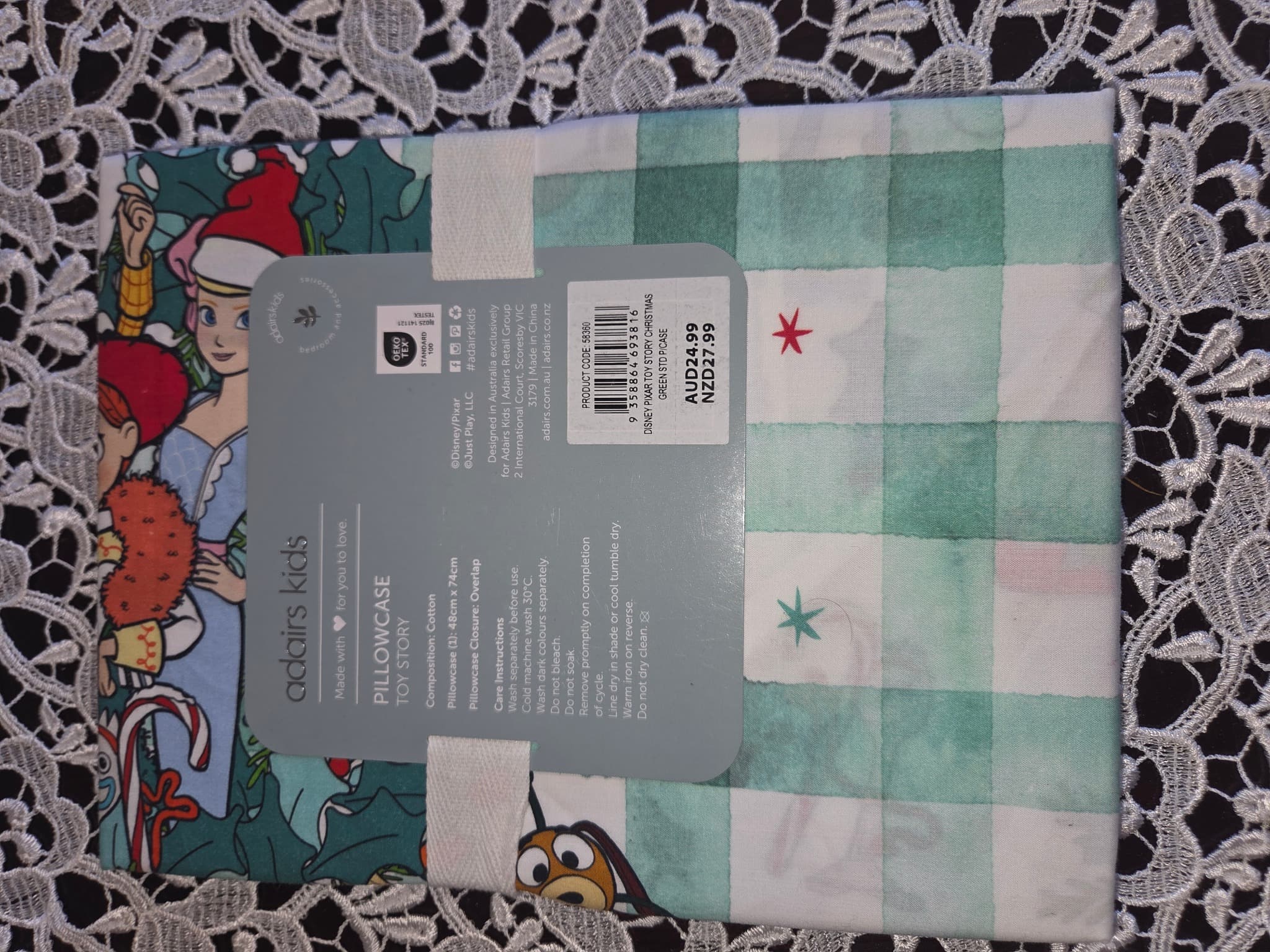 adairs kids Kids Disney Pixar Toy Story Christmas Pillowcase — photo 3 of 3