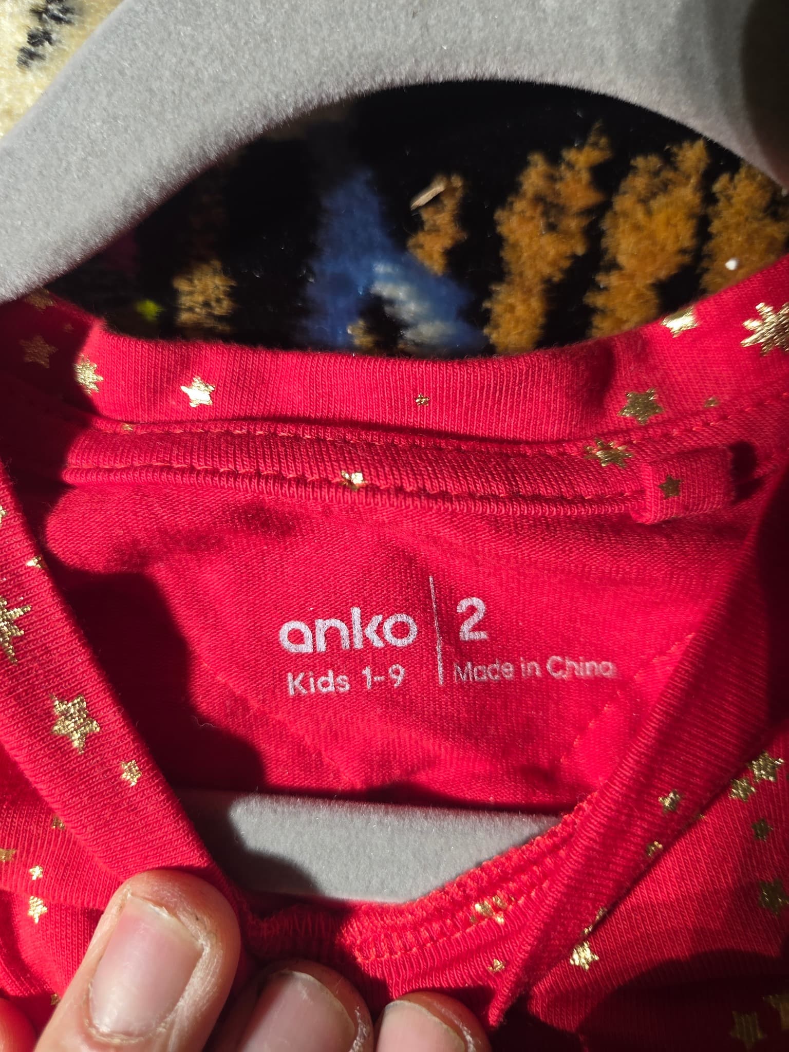 Anko Girls' Christmas Reindeer Tulle Dress - Red Size 2 — photo 2 of 2