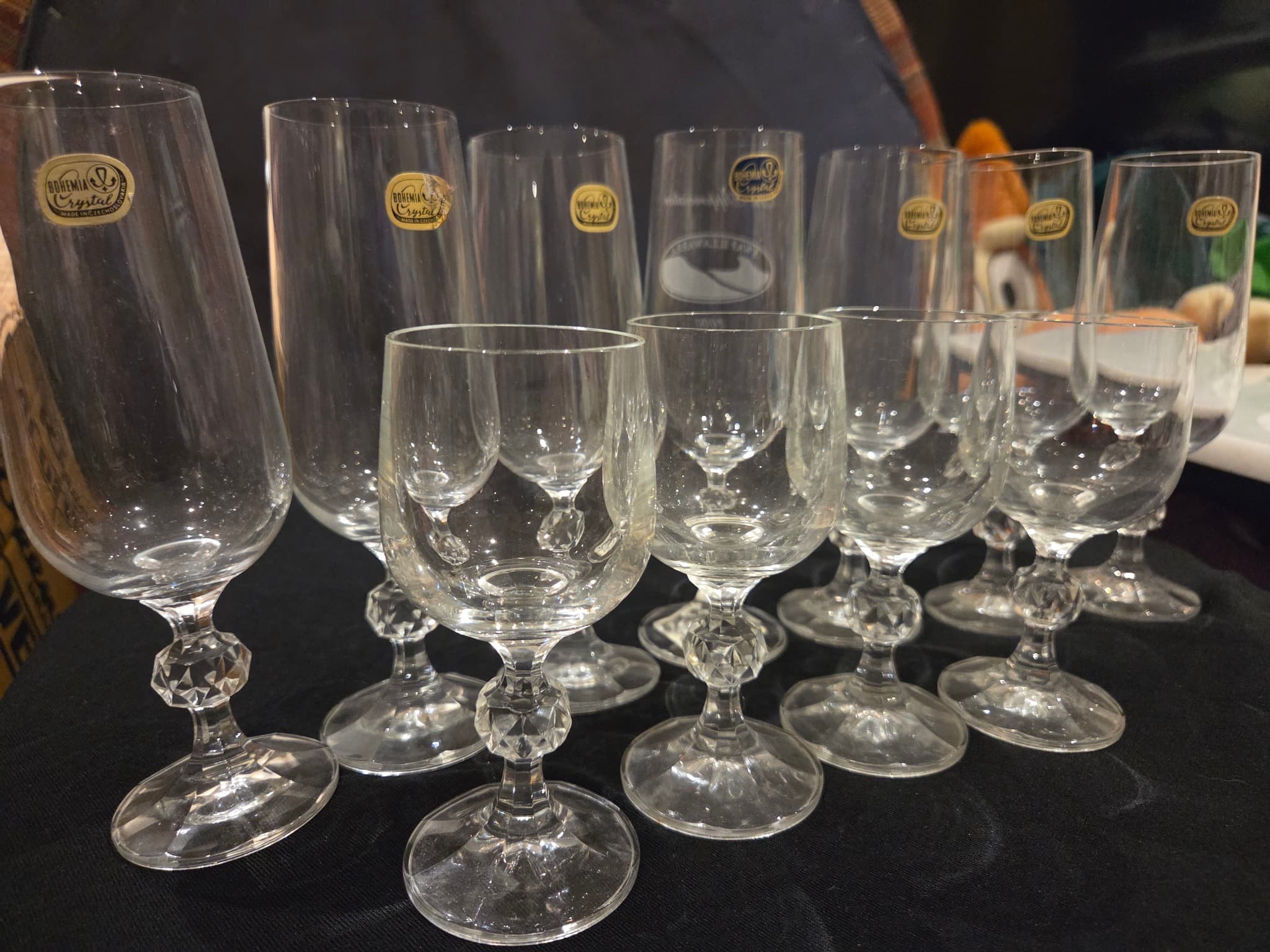 Bohemia Crystal Stemware Assortment - Pilsner & Wine Glasses — photo 2 of 4