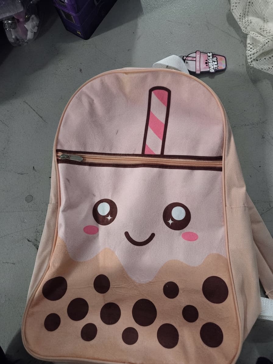 Bubble Tea Character Plush Backpack - Cute Kawaii Mini Bag — photo 1 of 2