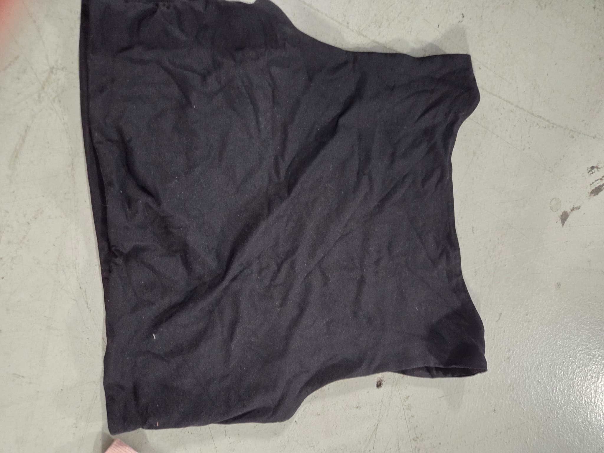 Calvin Klein Jeans Jeans Jeans Ribbed Long Sleeve Polo Crop Top - Black Women's XS — photo 5 of 5
