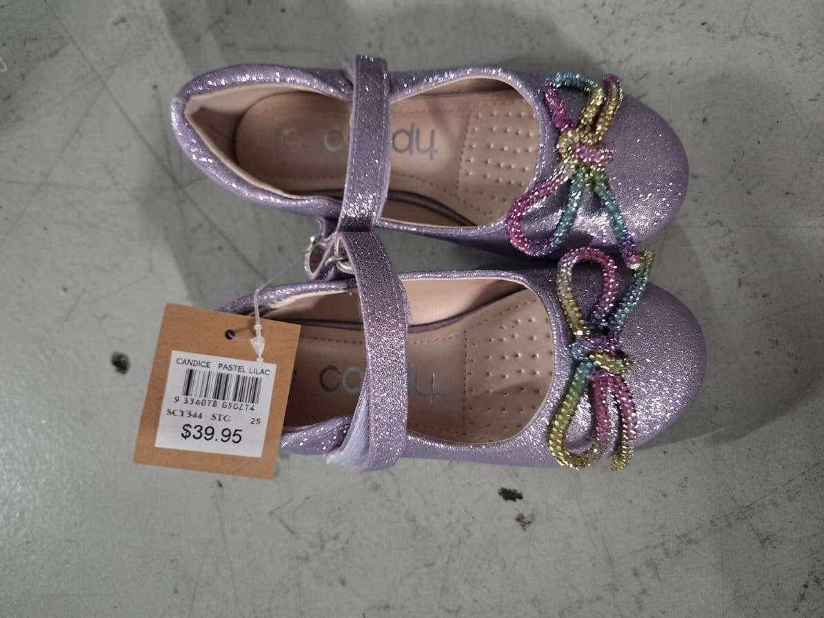 Candice Glitter Mary Jane Shoes - Pastel Lilac Size 25 — photo 1 of 3