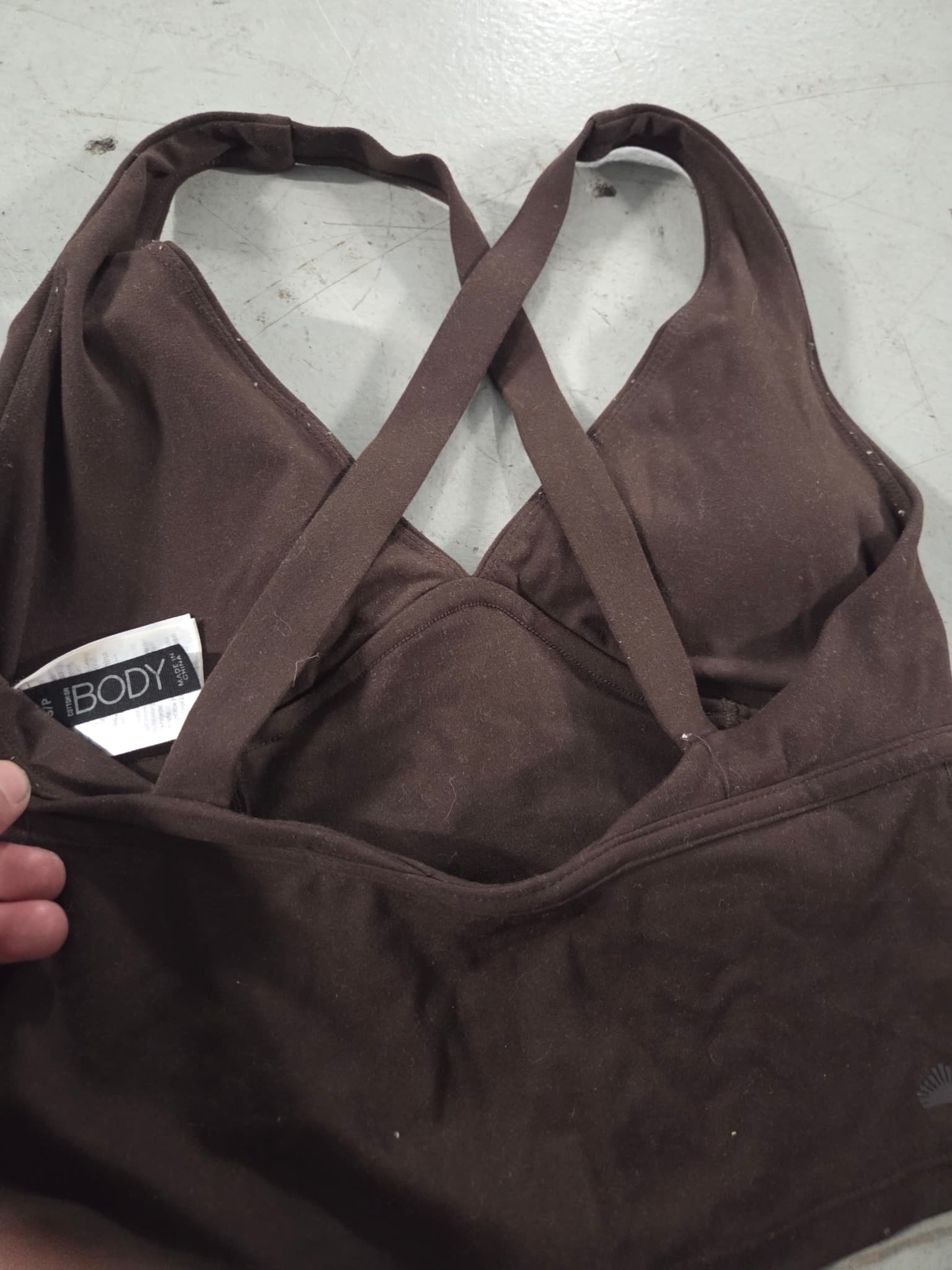 COTTON:ON BODY Body Cross Back Sports Bra - Brown Size S — photo 1 of 2