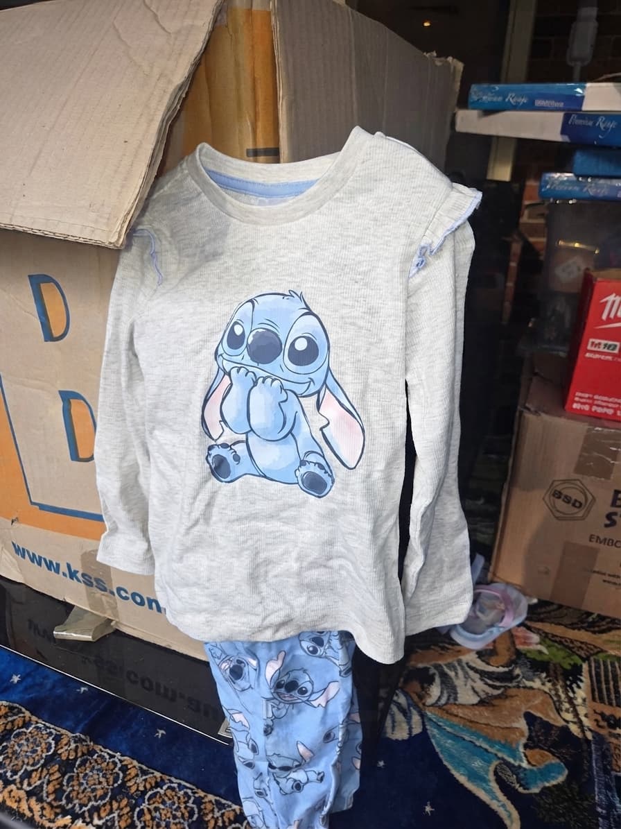 Disney Lilo & Stitch Girls Long Sleeve Pajama Set - Size 3 — photo 1 of 2