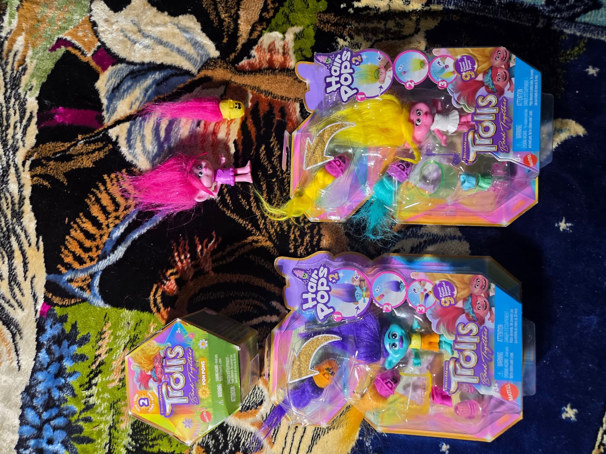 DreamWorks Trolls Band Together Hair Pops Dolls & Petplay Puzzle Toy Bundle — photo 1 of 8