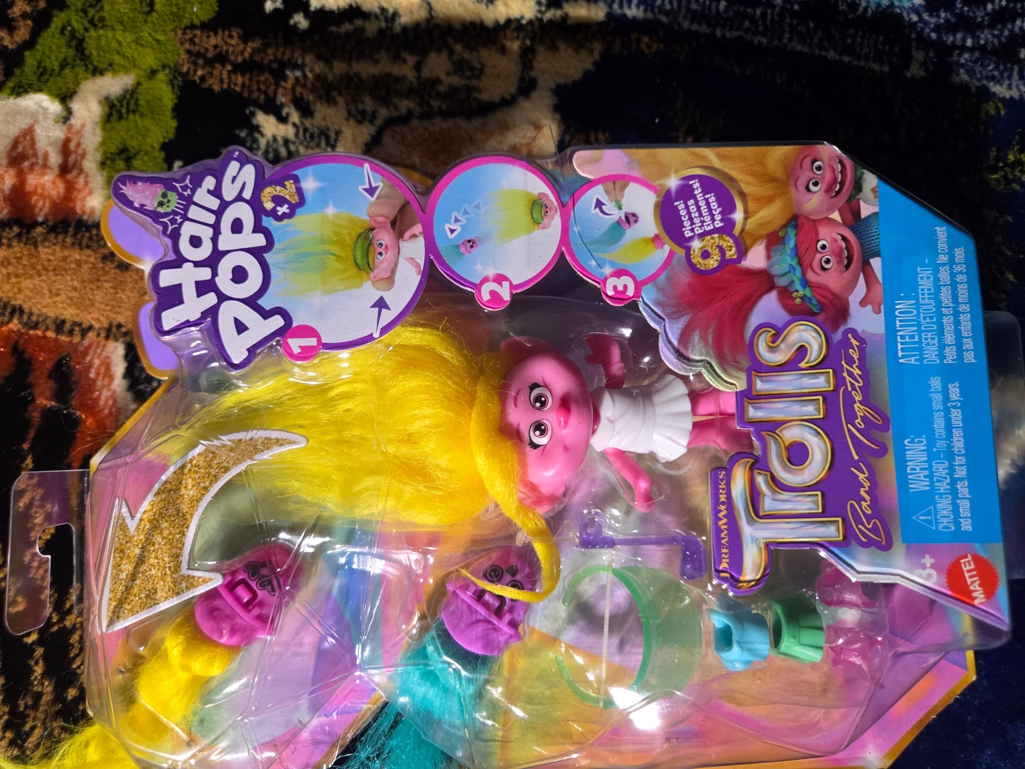 DreamWorks Trolls Band Together Hair Pops Dolls & Petplay Puzzle Toy Bundle — photo 3 of 8