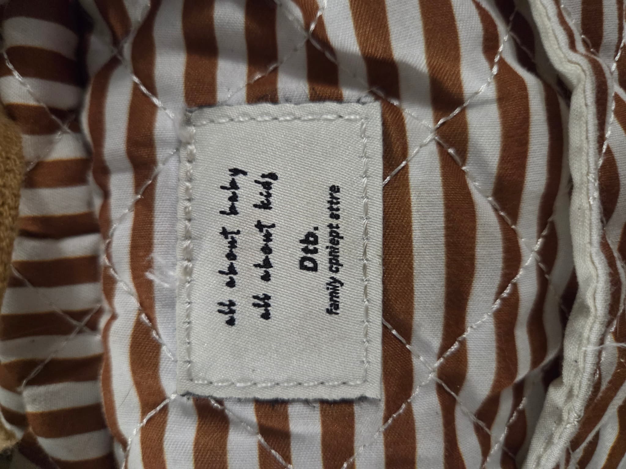 Dtb. All About Baby Quilted Stripe Diaper Bag — photo 2 of 3