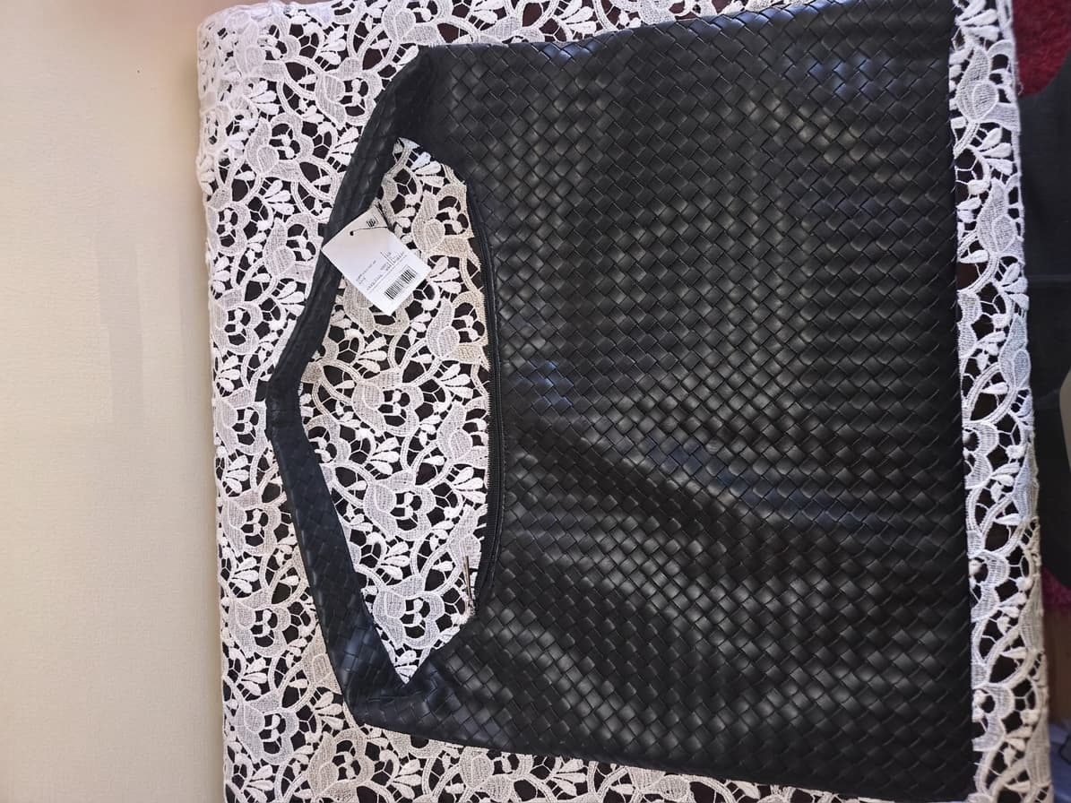 EPC Black Woven Shoulder Bag - New With Tags — photo 1 of 4