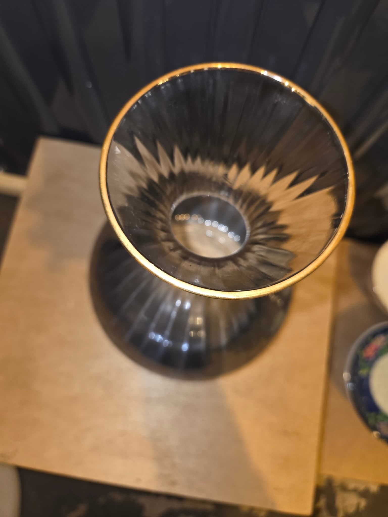 FÖRENLIG Vase - Dark Grey Glass — photo 2 of 2