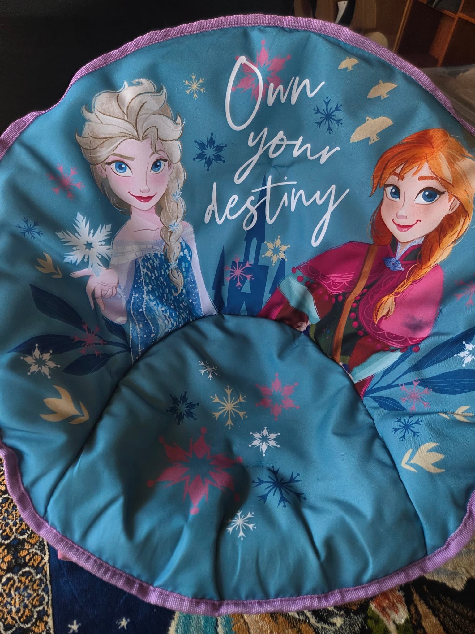Frozen 'Own Your Destiny' Kids Saucer Chair — photo 2 of 3