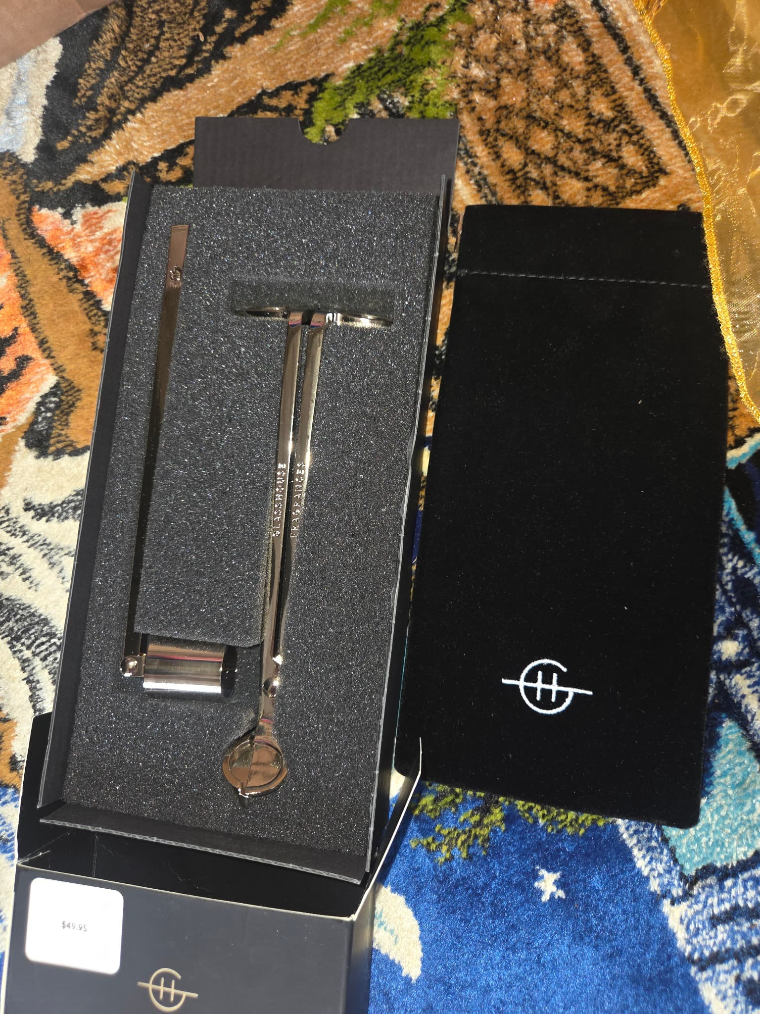 Glasshouse Fragrances Candle Care Kit - Gold Plated Wick Trimmer & Snuffer — photo 4 of 4