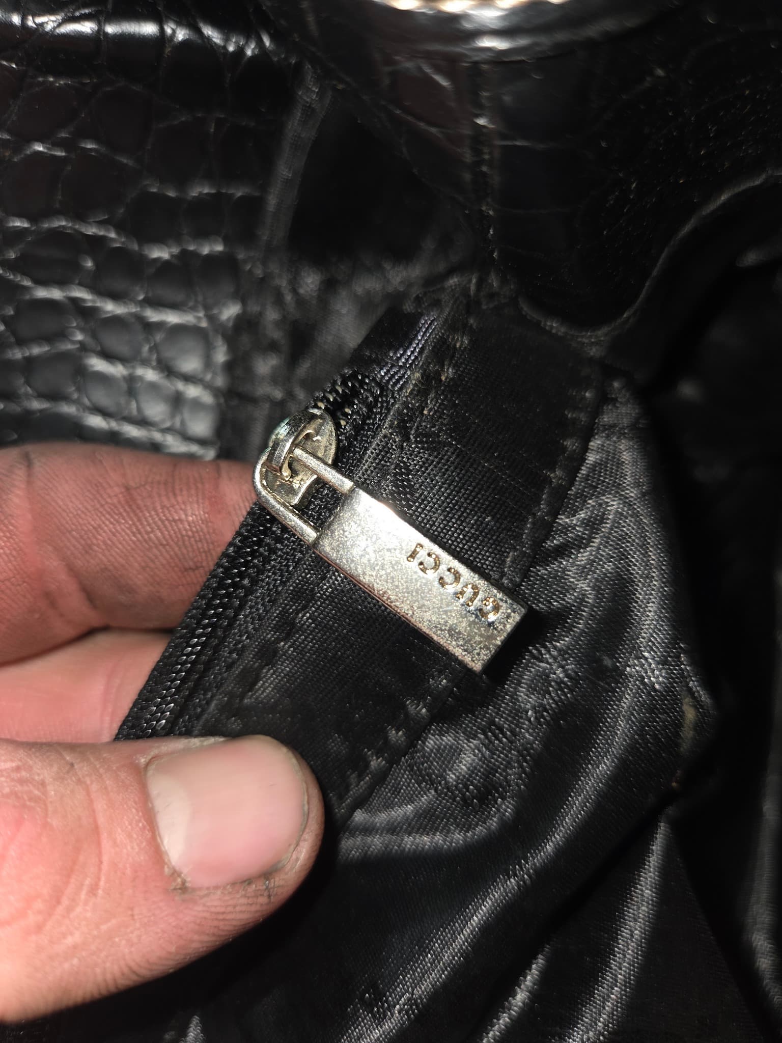 Gucci GG Monogram Canvas Tote Bag - Black — photo 5 of 6