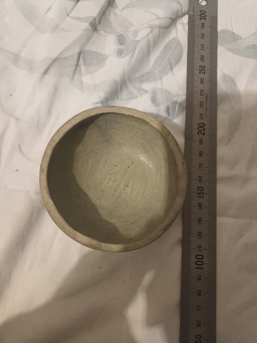 Handmade Studio Pottery Celadon Glaze Bowl - 91 — photo 1 of 3