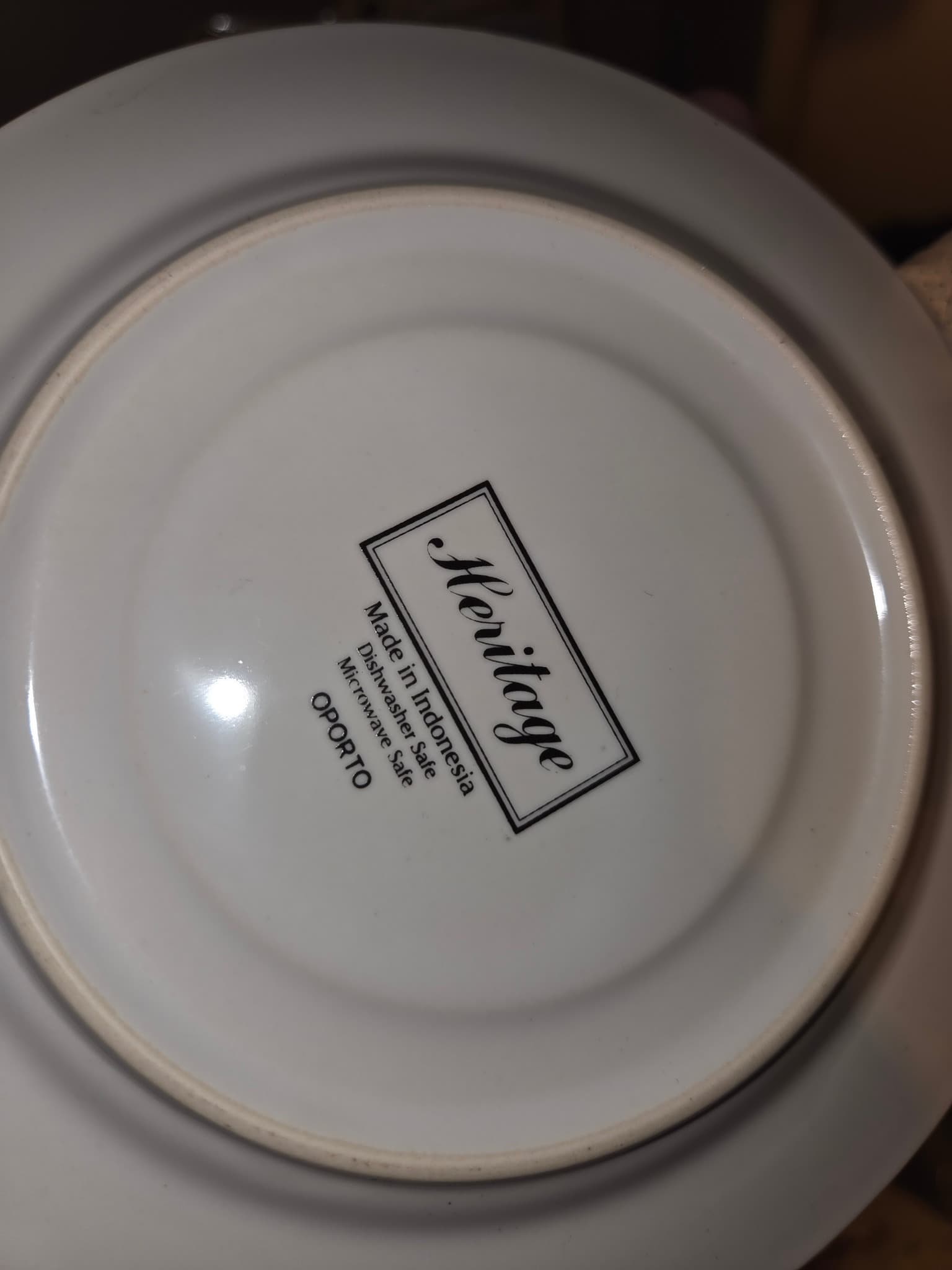 Heritage Oporto Saucer - Blue Patterned Ceramic — photo 2 of 2