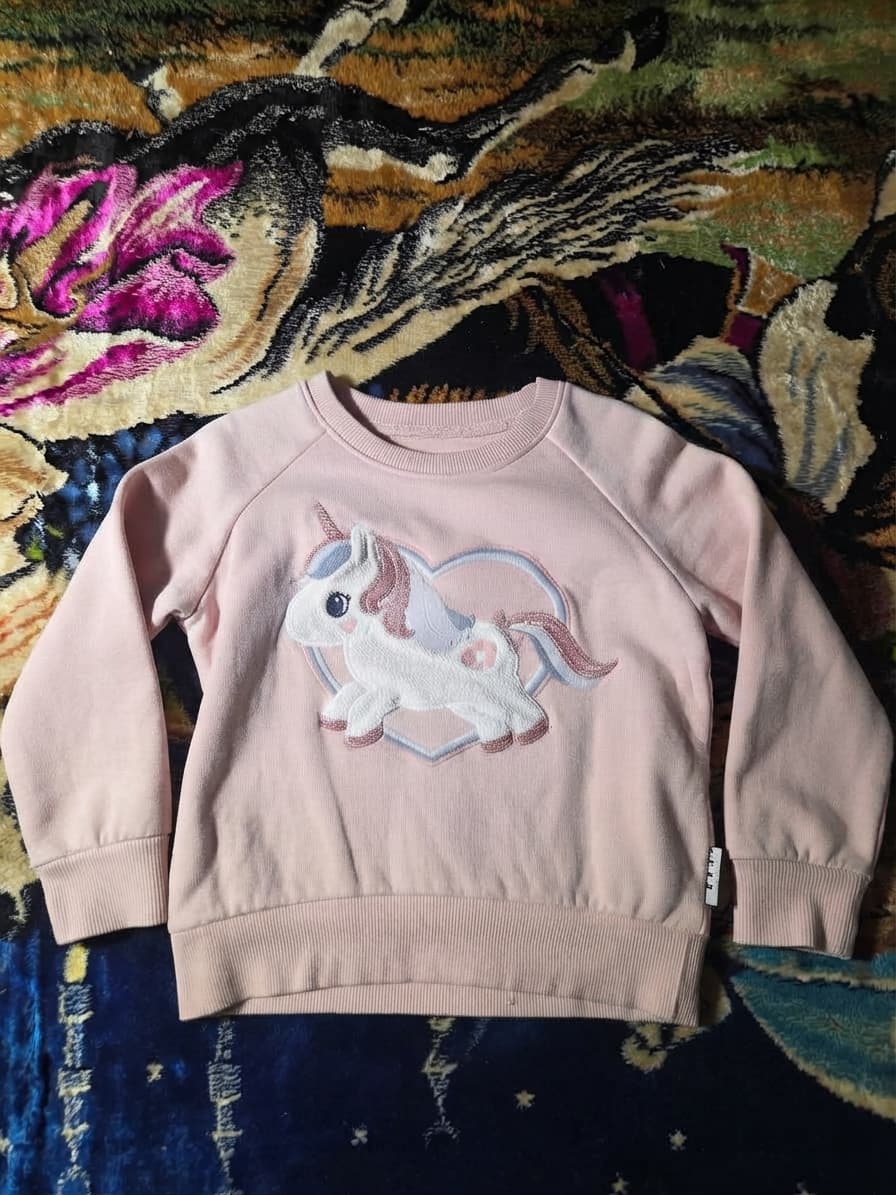 HUX Pink Unicorn Sweatshirt - Size 3 — photo 1 of 2
