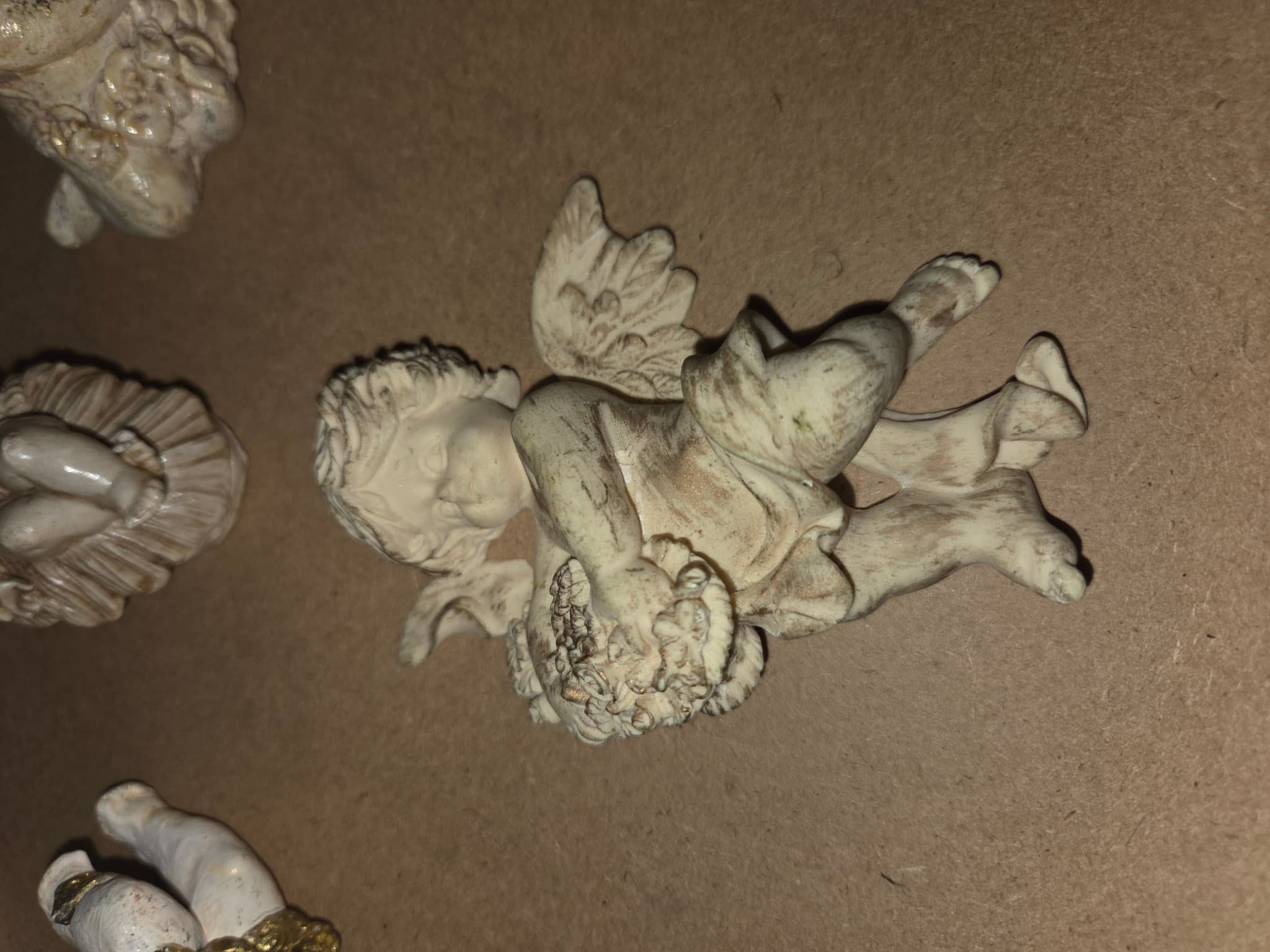 INA Vintage Style Resin Cherub Angel Figurines Collection — photo 2 of 6