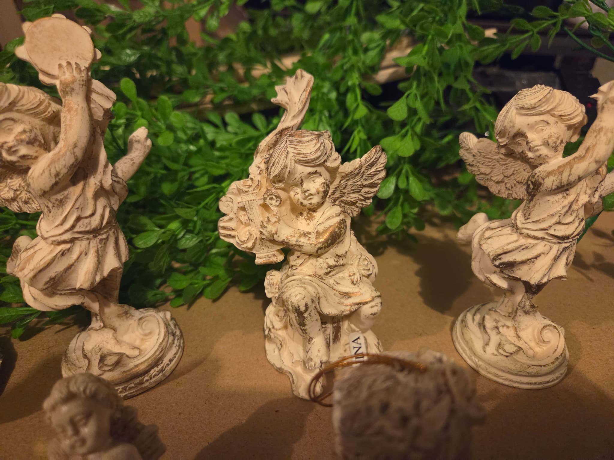 INA Vintage Style Resin Cherub Angel Figurines Collection — photo 6 of 6