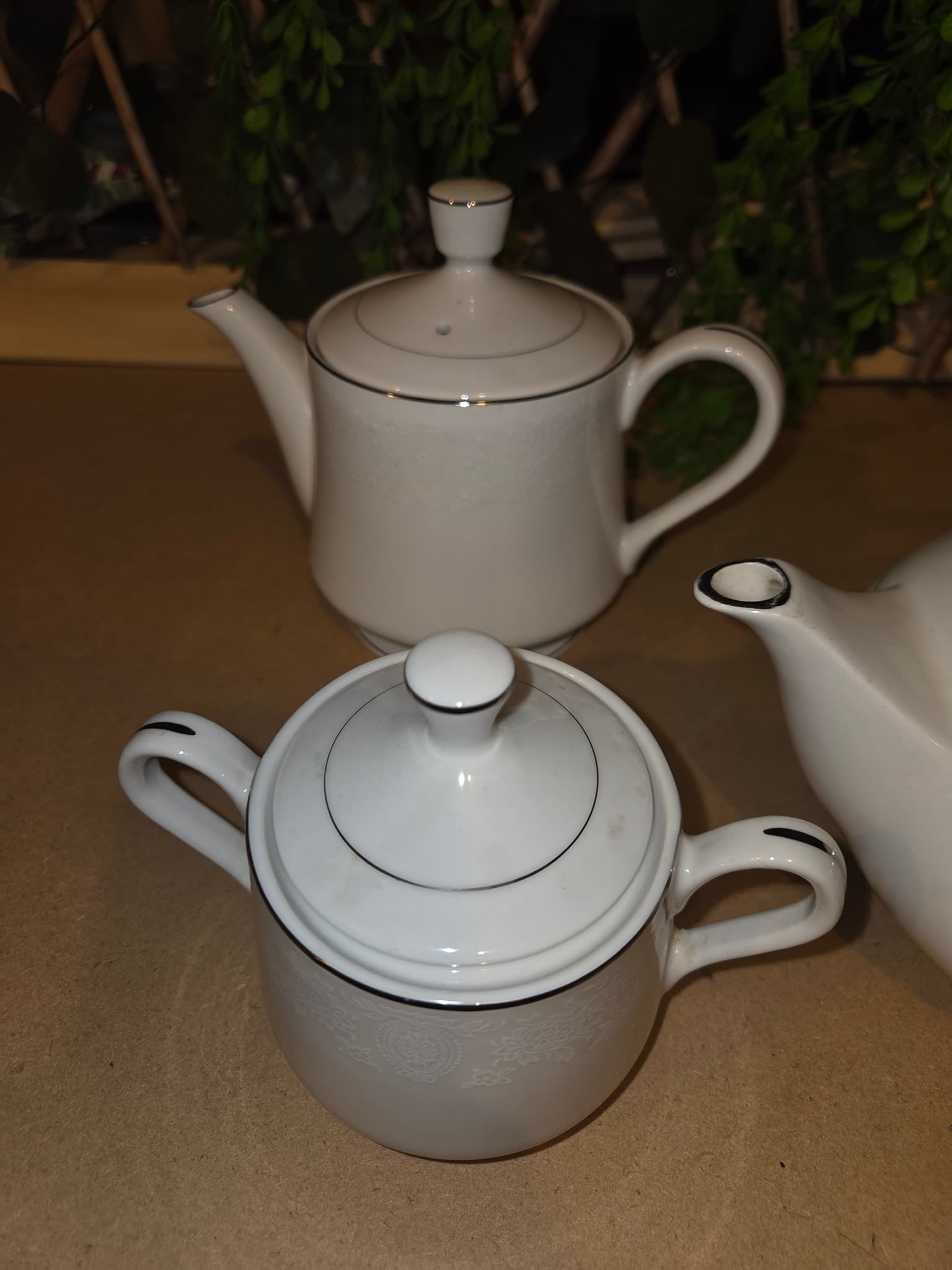 International Royalty Fine China Tea Set - Enchanting Lace Pattern — photo 2 of 5