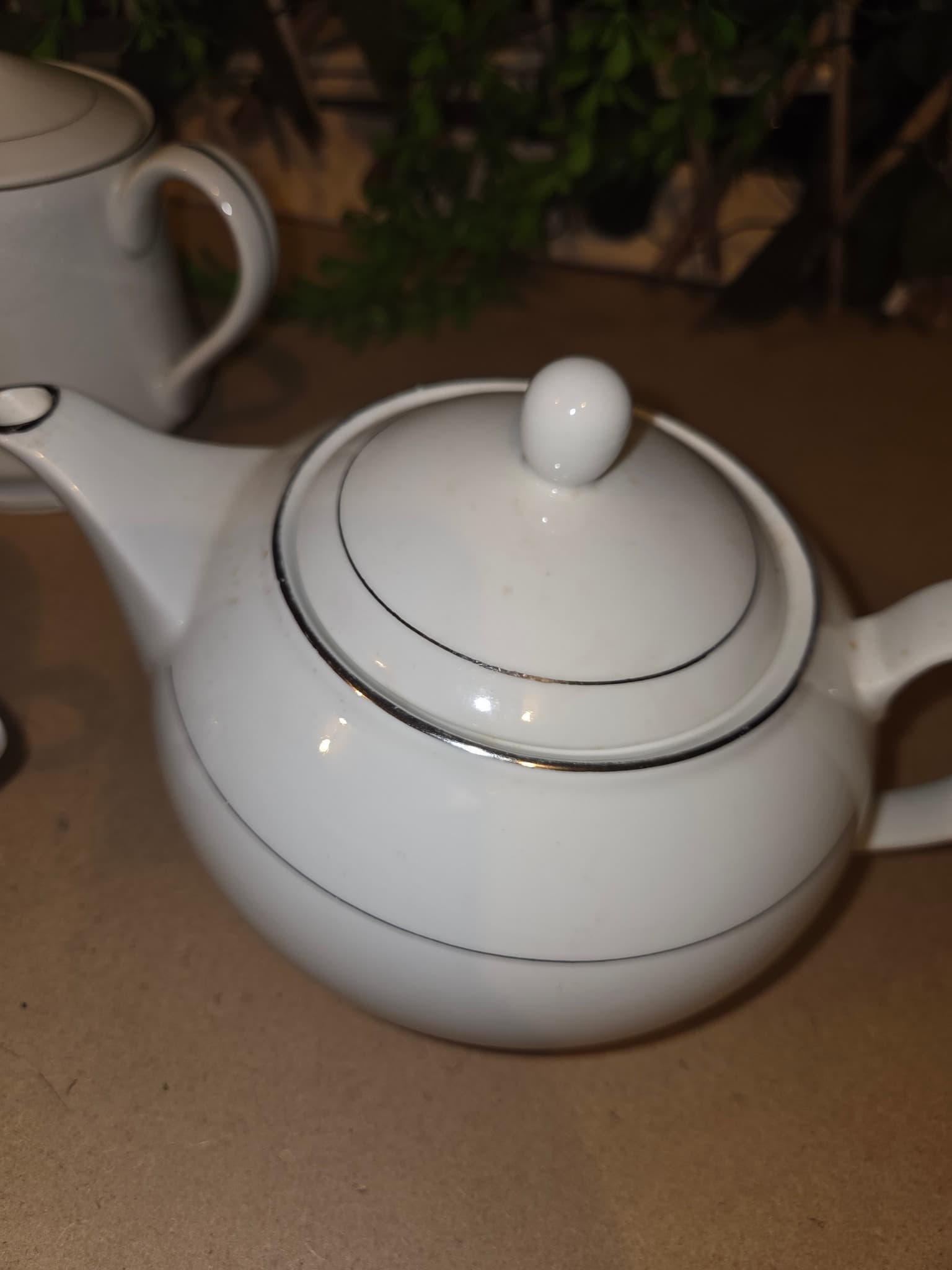 International Royalty Fine China Tea Set - Enchanting Lace Pattern — photo 3 of 5