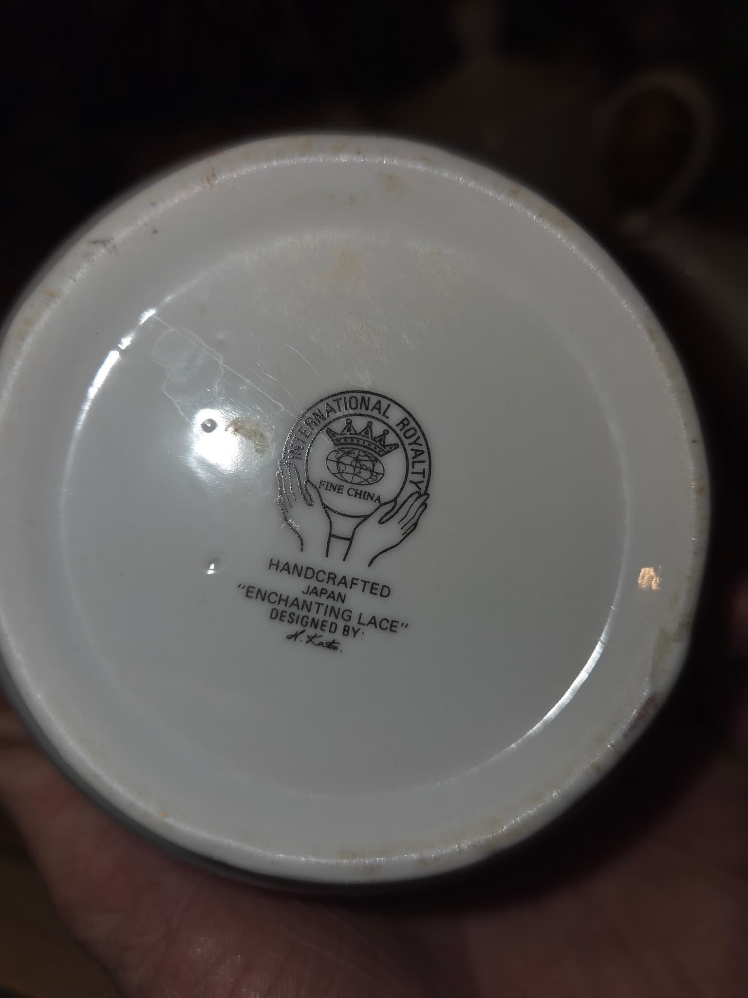 International Royalty Fine China Tea Set - Enchanting Lace Pattern — photo 5 of 5