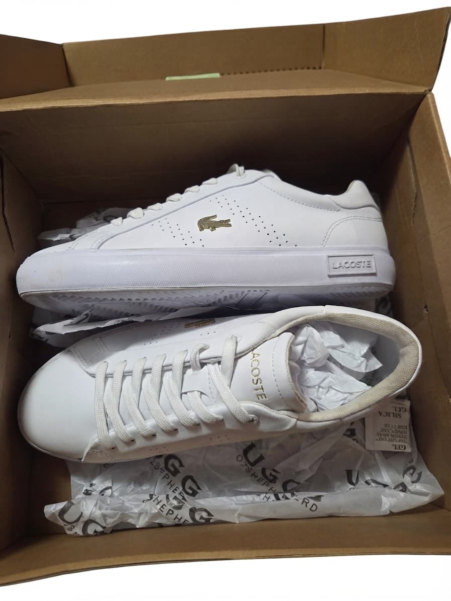 Lacoste Graduate BL 1 SMA White/Gold Sneakers