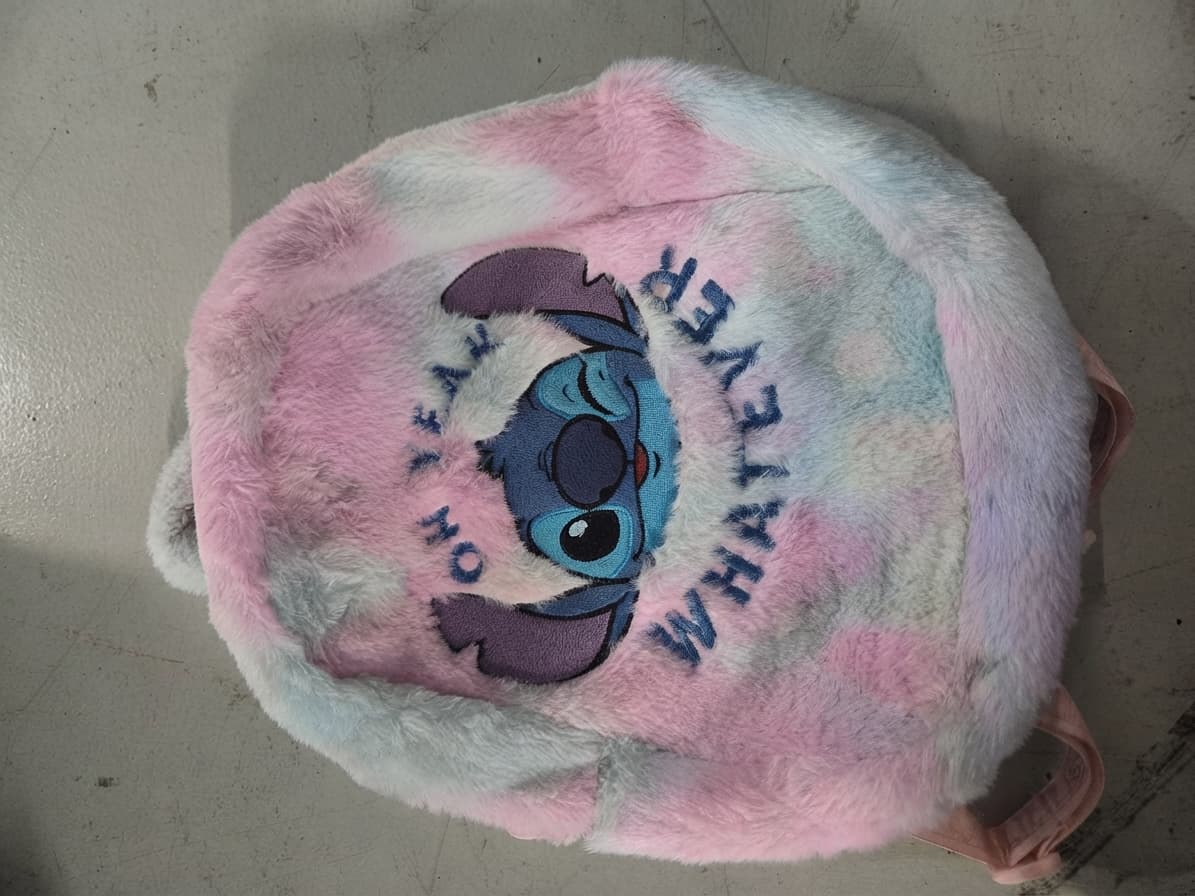 Lilo & Stitch Faux Fur Mini Backpack - Tie-Dye — photo 1 of 2