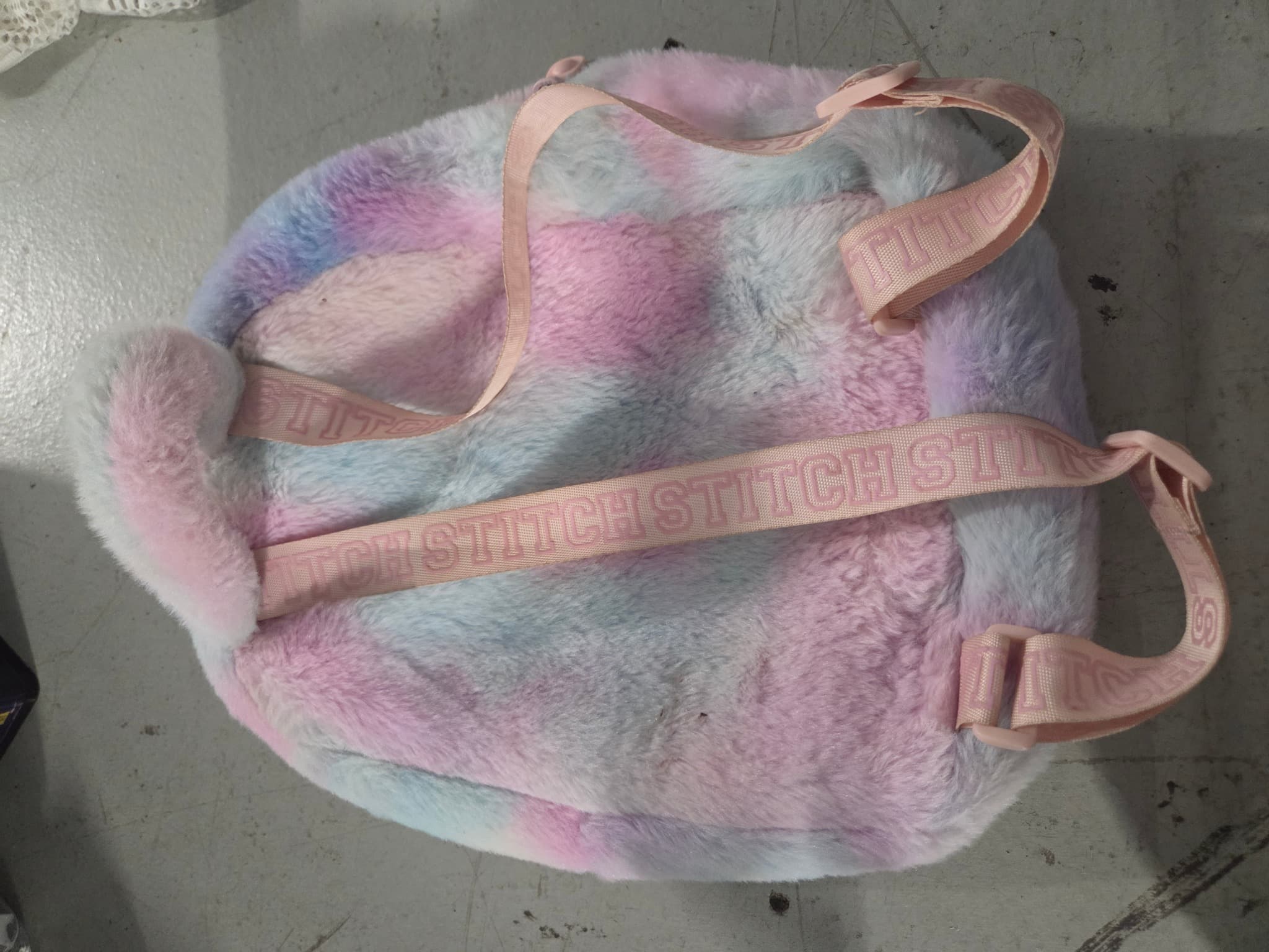 Lilo & Stitch Faux Fur Mini Backpack - Tie-Dye — photo 2 of 2
