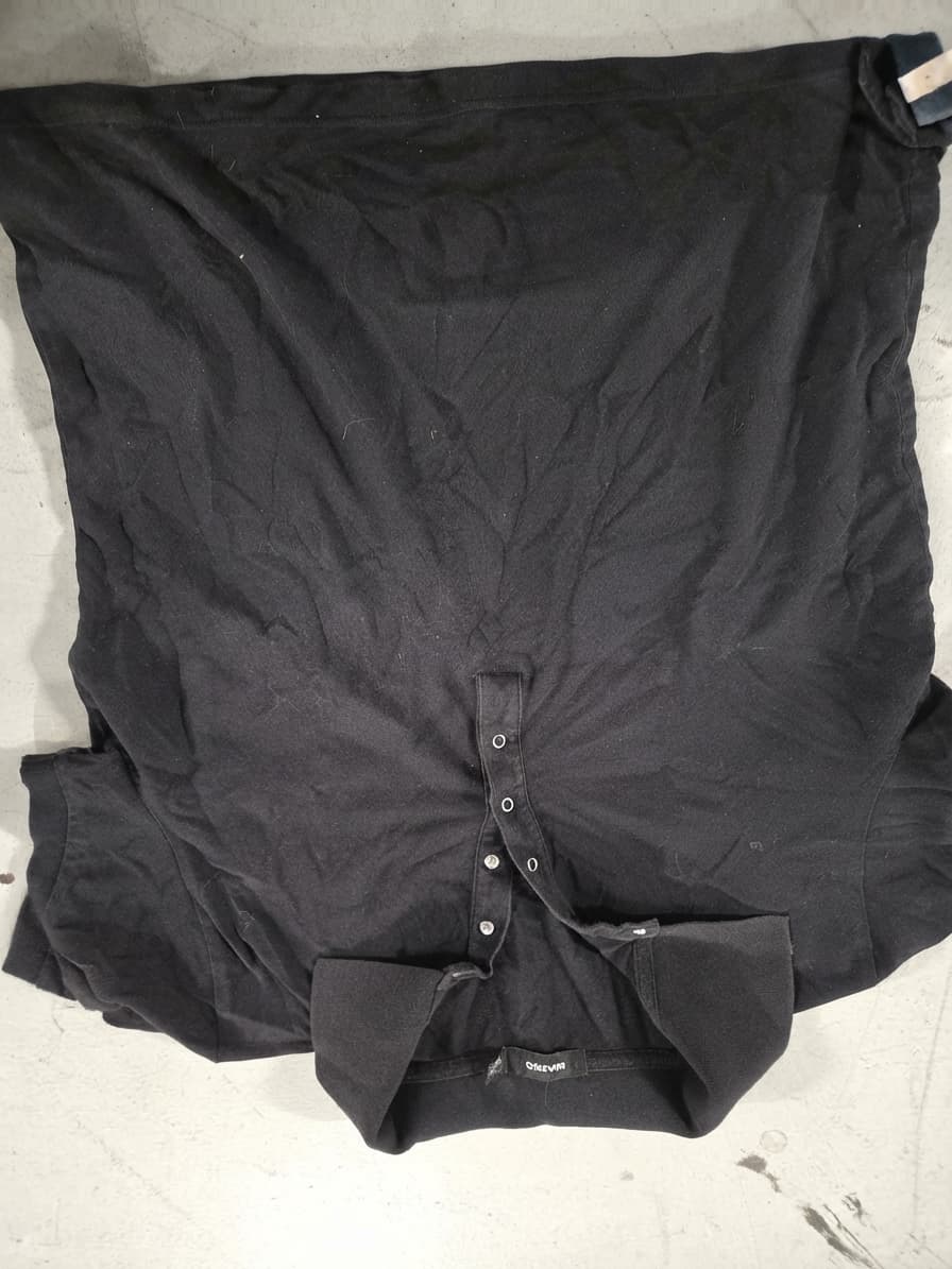 Marcs Men's Black Polo Shirt - Snap Button Placket — photo 1 of 2