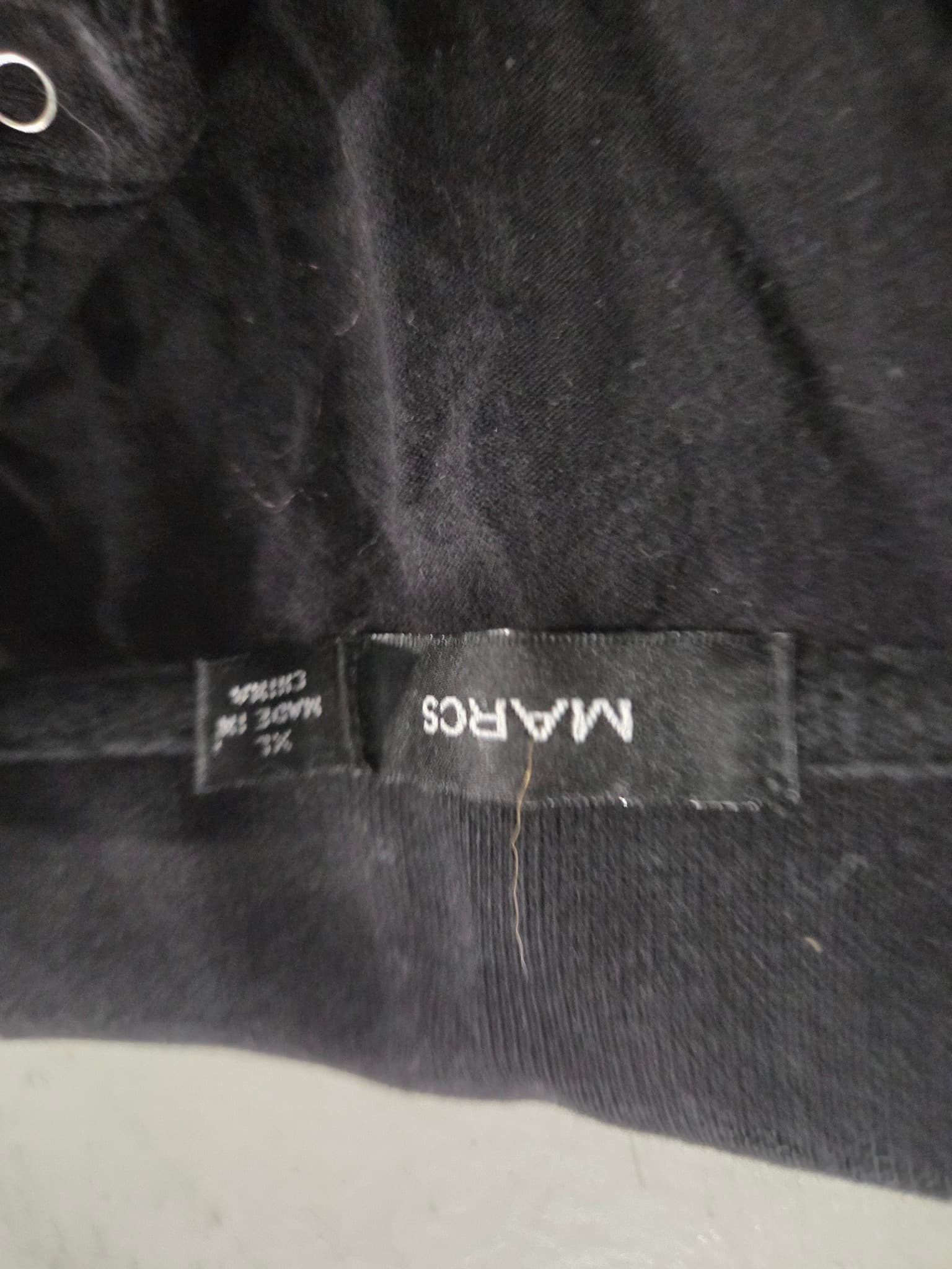 Marcs Men's Black Polo Shirt - Snap Button Placket — photo 2 of 2