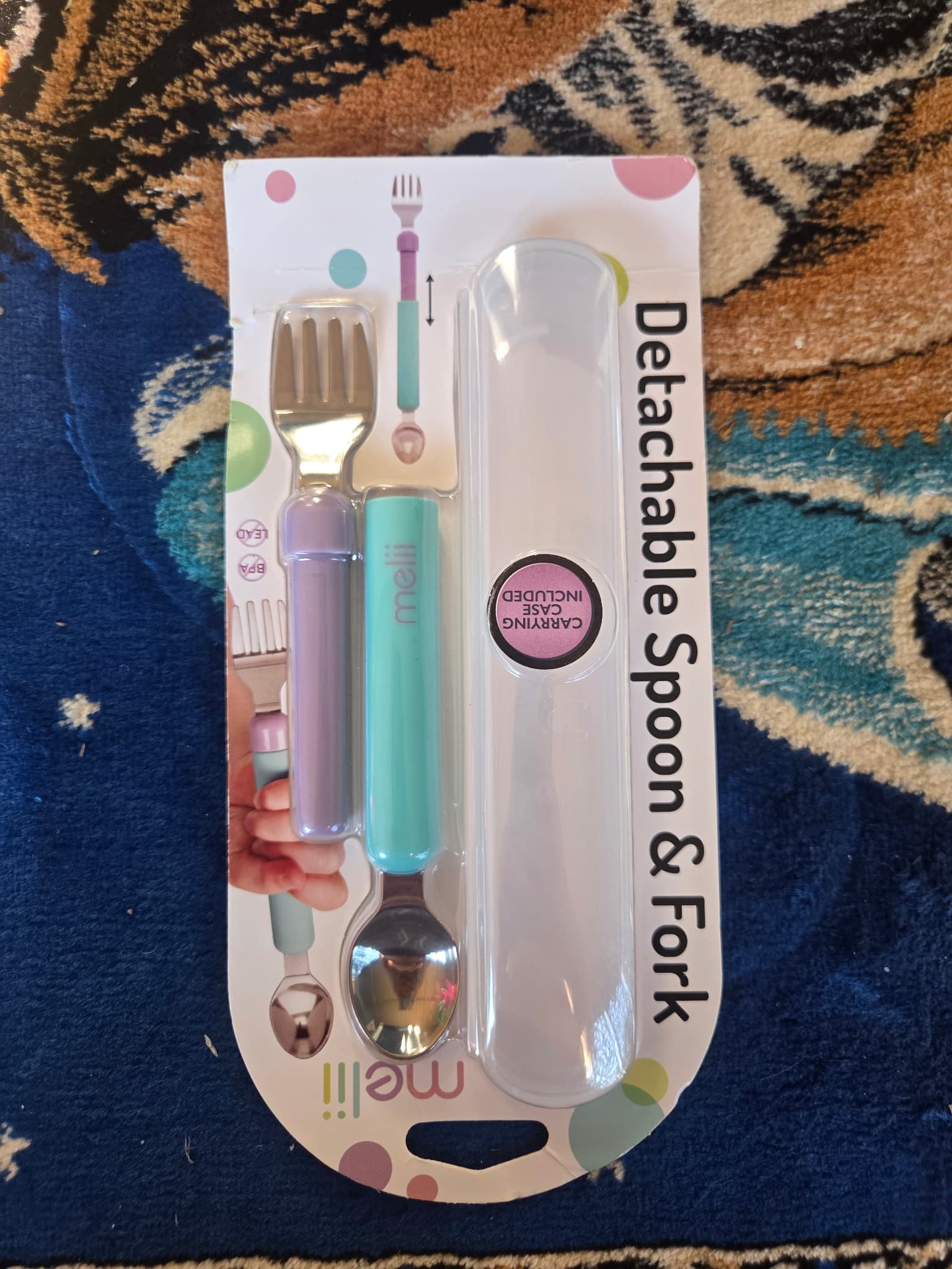 Melii Detachable Spoon & Fork Set - Baby Feeding Utensils — photo 1 of 3