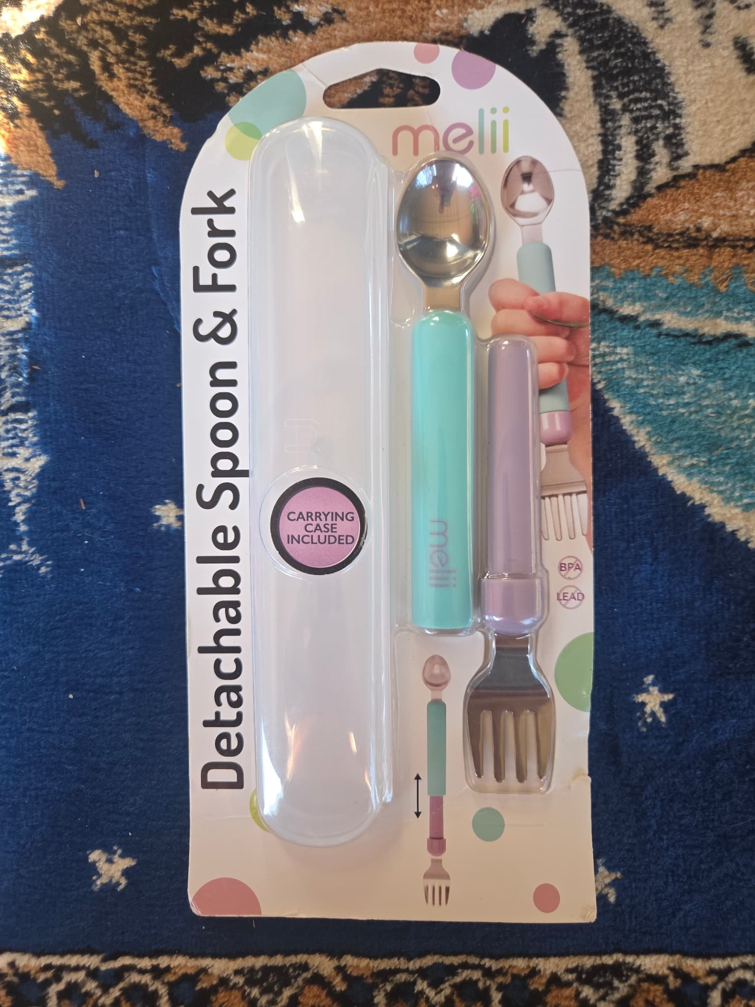 Melii Detachable Spoon & Fork Set - Baby Feeding Utensils — photo 3 of 3