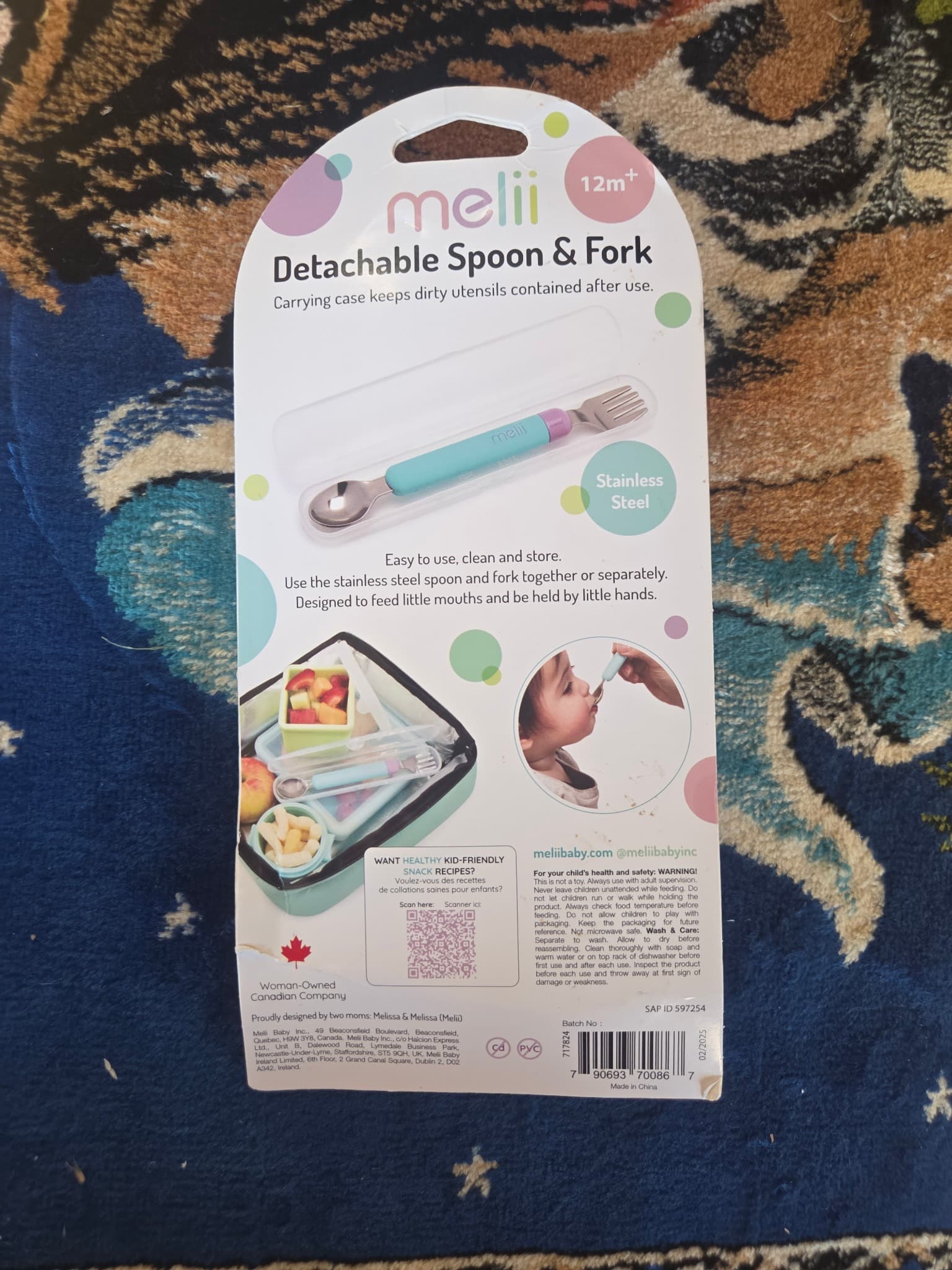 Melii Detachable Spoon & Fork Set - Baby Feeding Utensils — photo 2 of 3